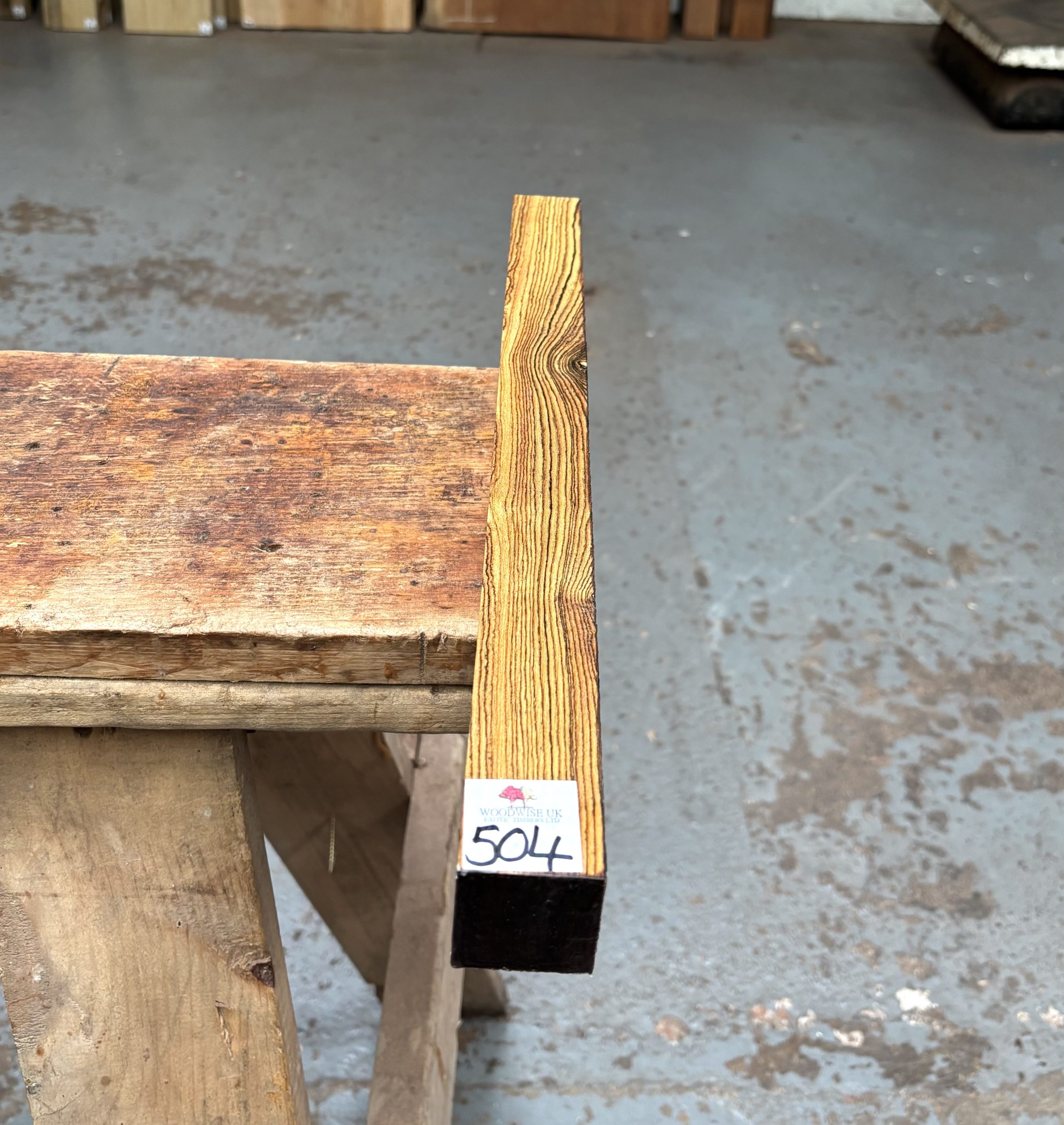 Bocote 1.5x1.5x18 Inches