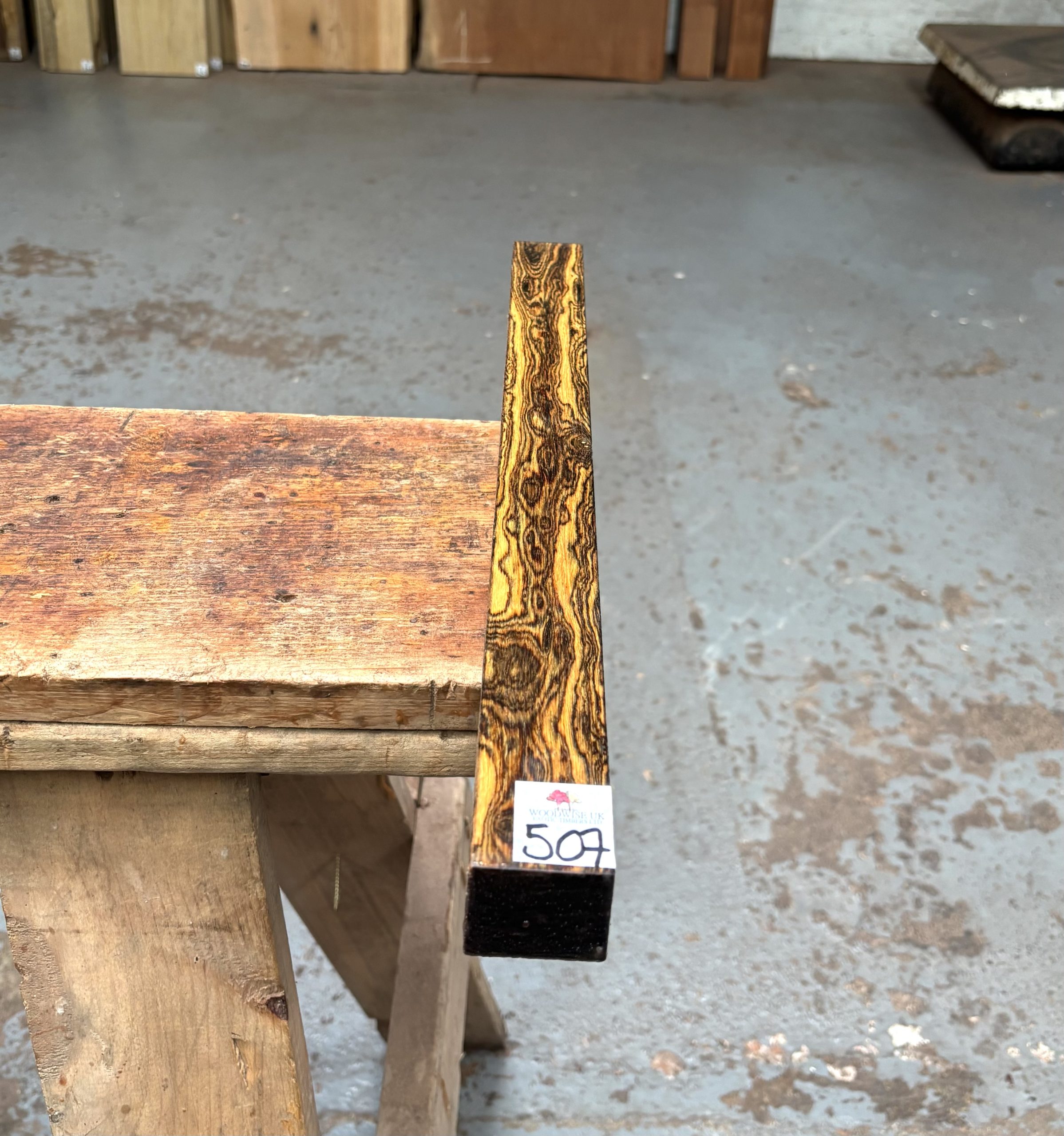 Bocote 1.5x1.5x18 Inches
