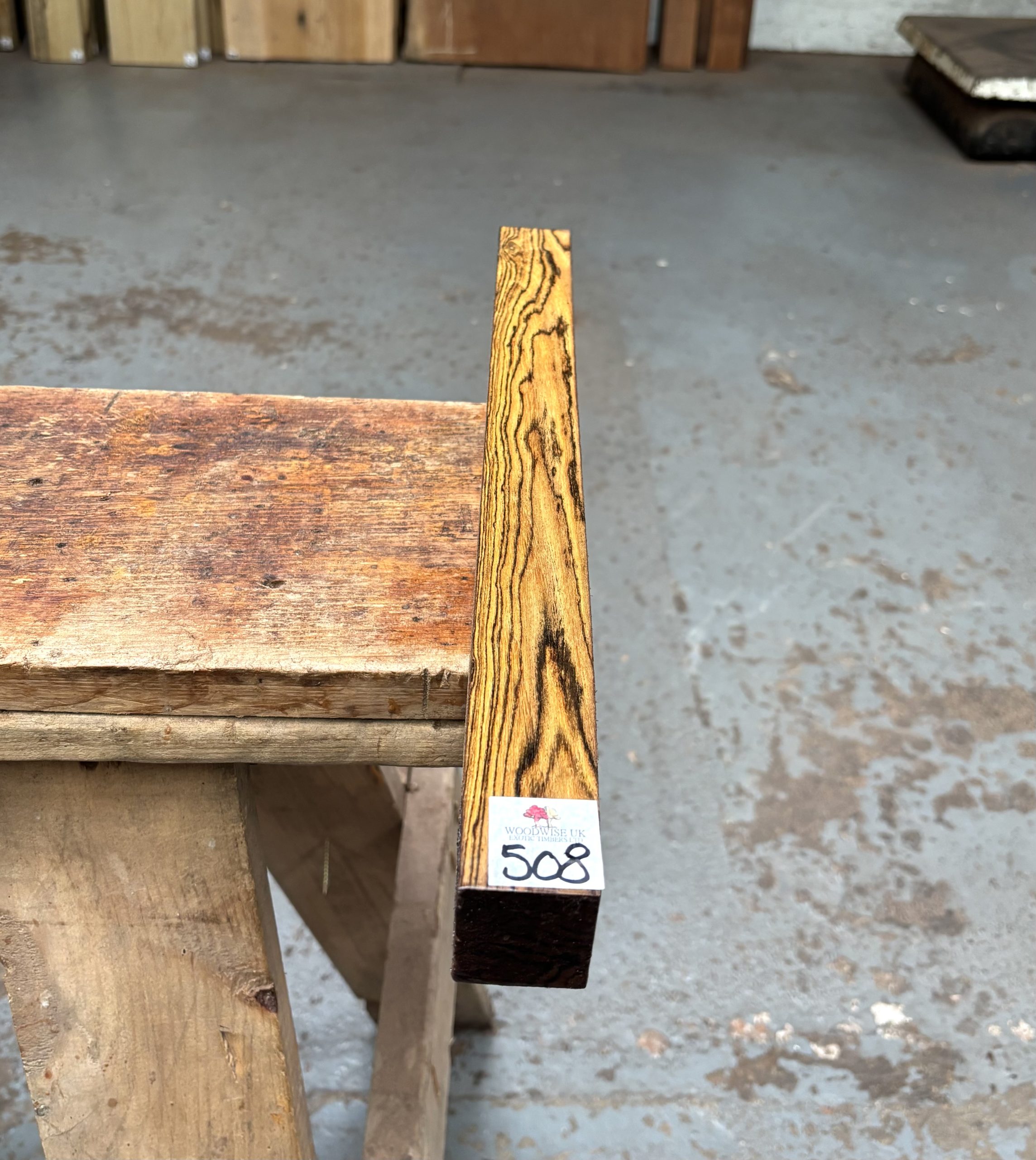 Bocote 1.5x1.5x18 Inches