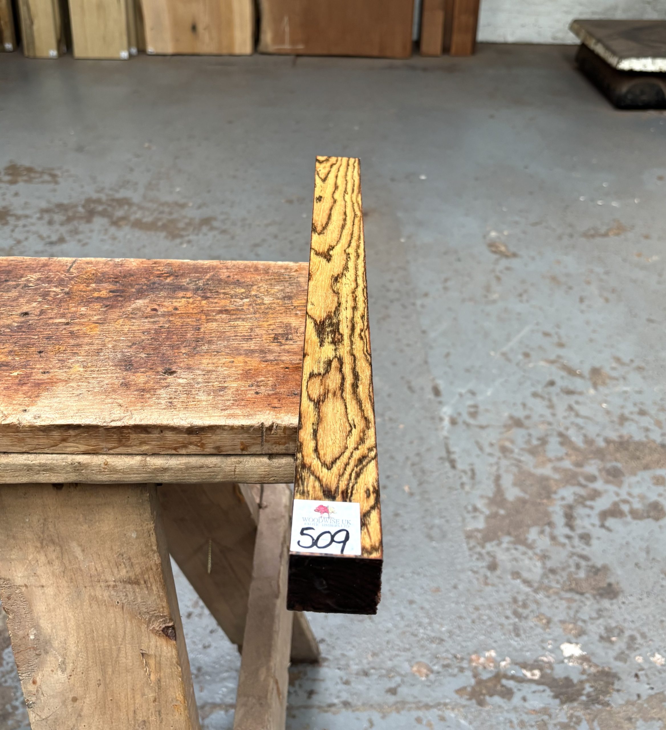 Bocote 1.5x1.5x18 Inches