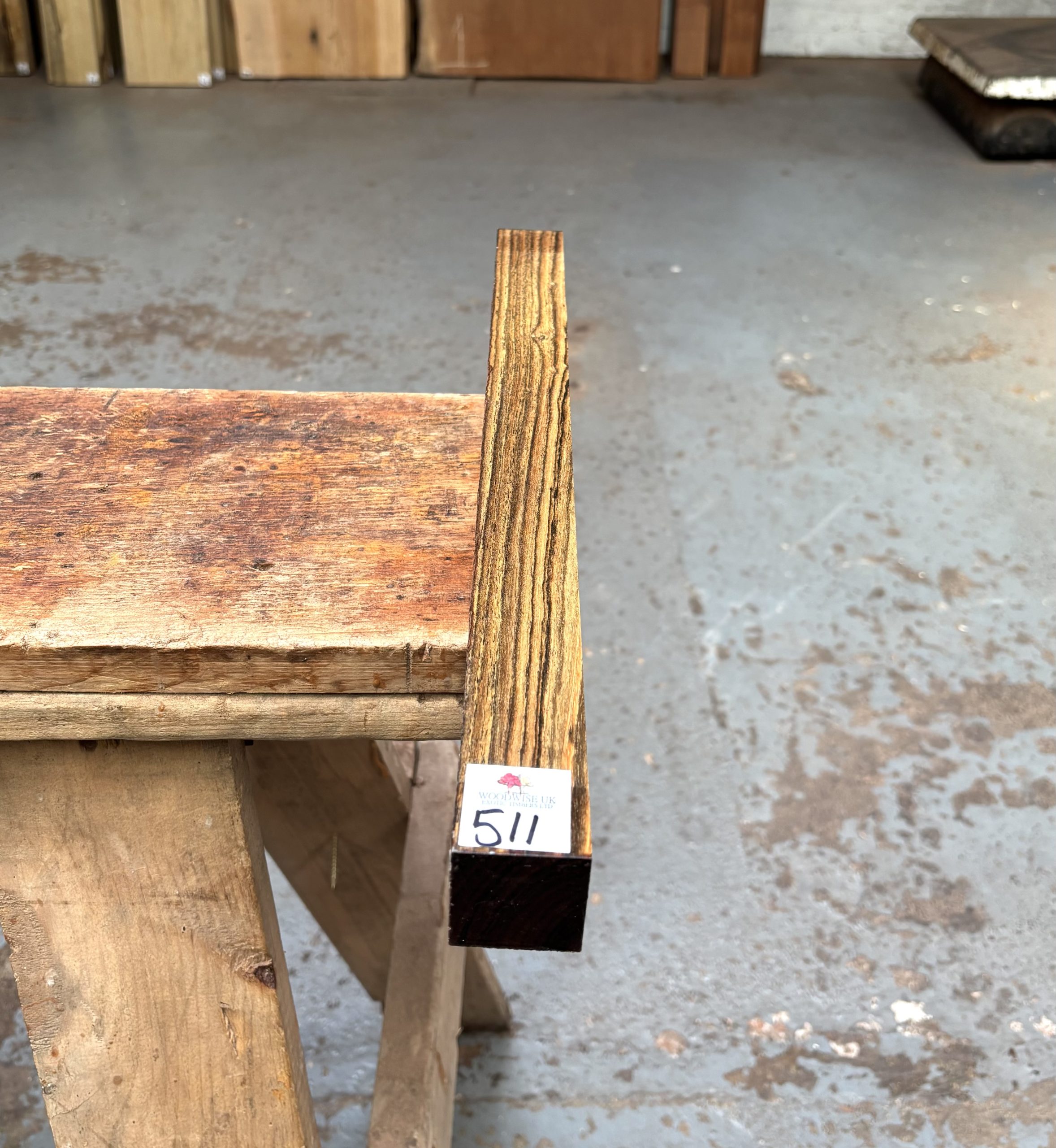 Bocote 1.5x1.5x18 Inches