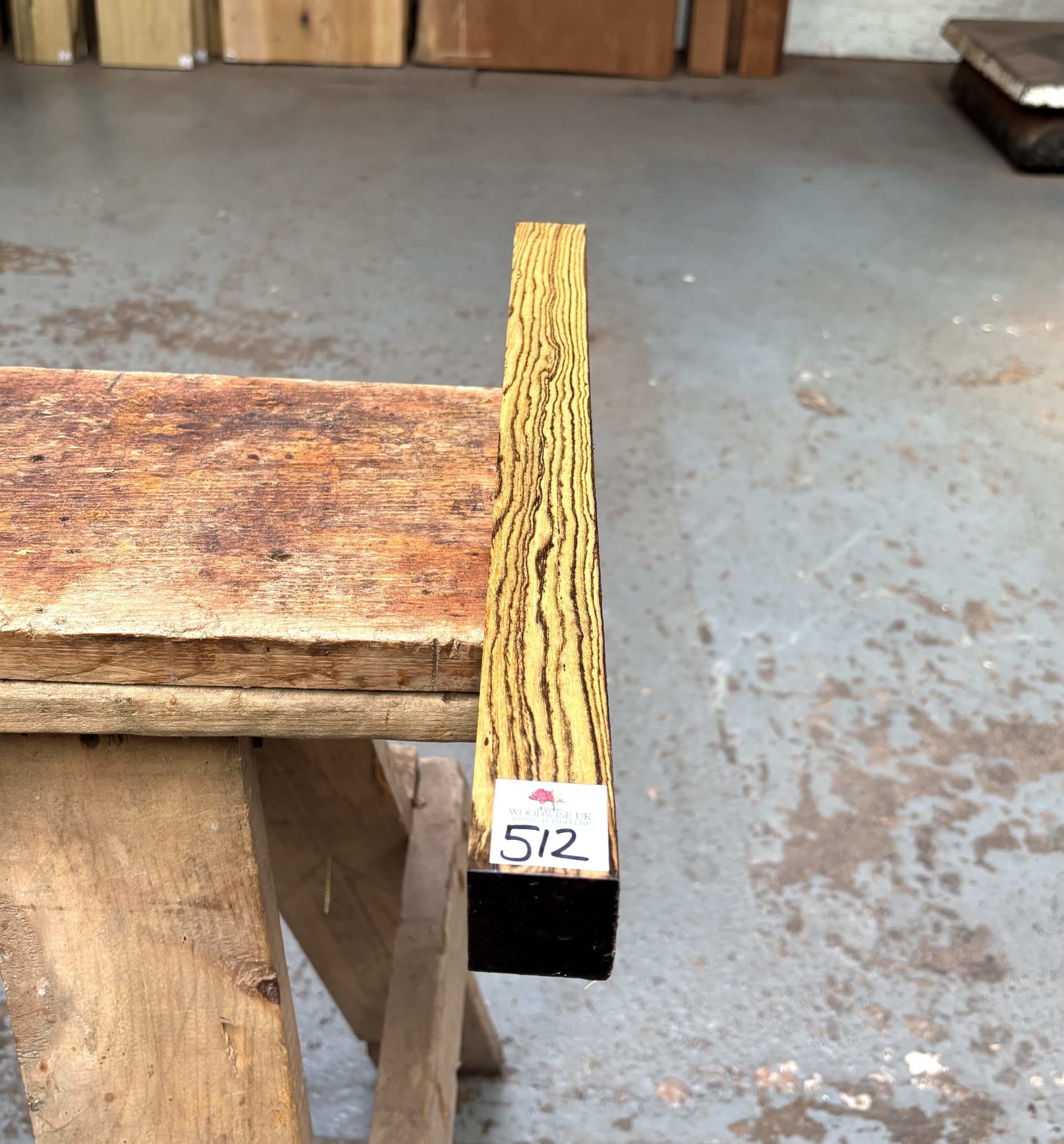 Bocote 1.5x1.5x18 Inches