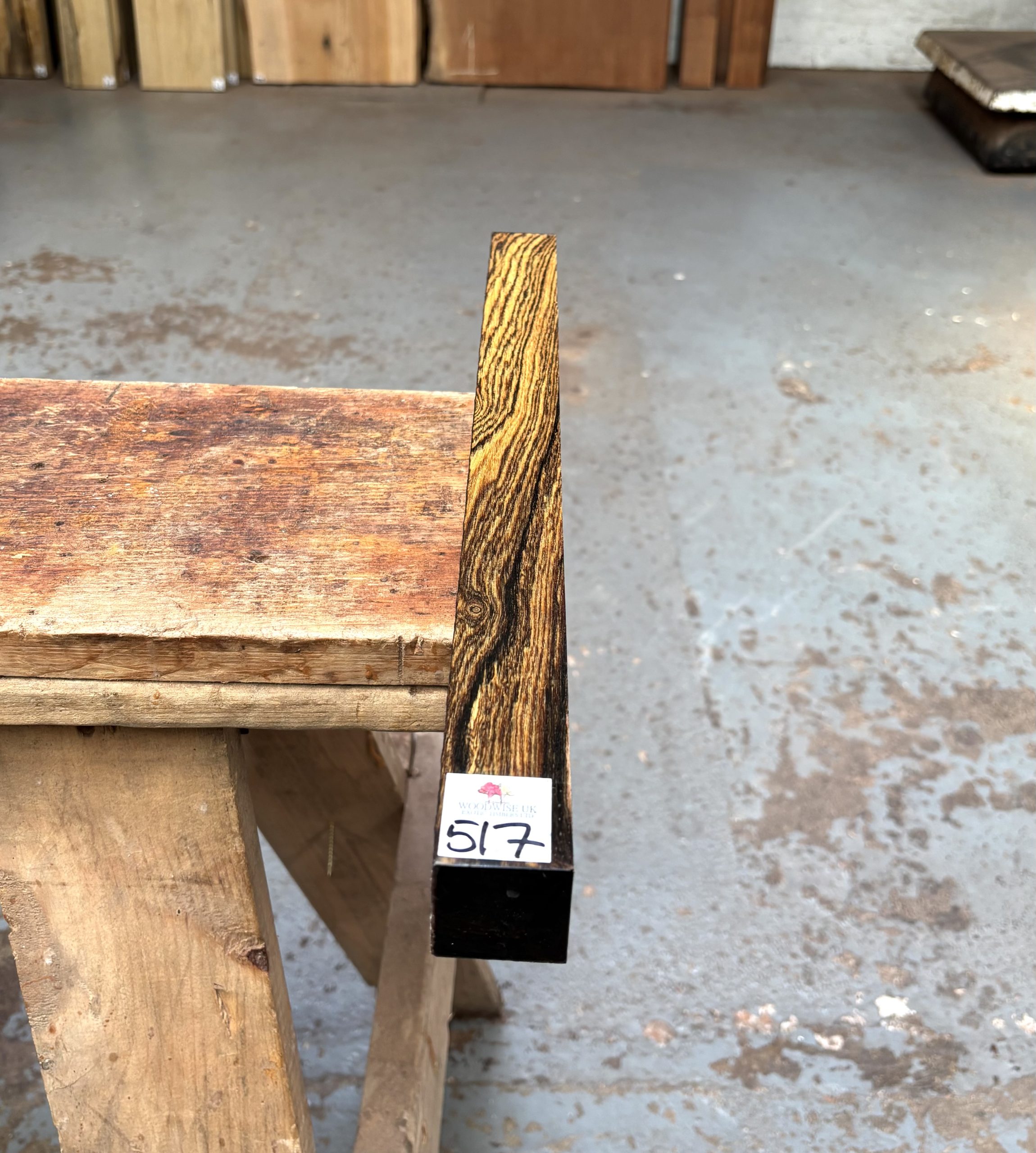 Bocote 1.5x1.5x18 Inches