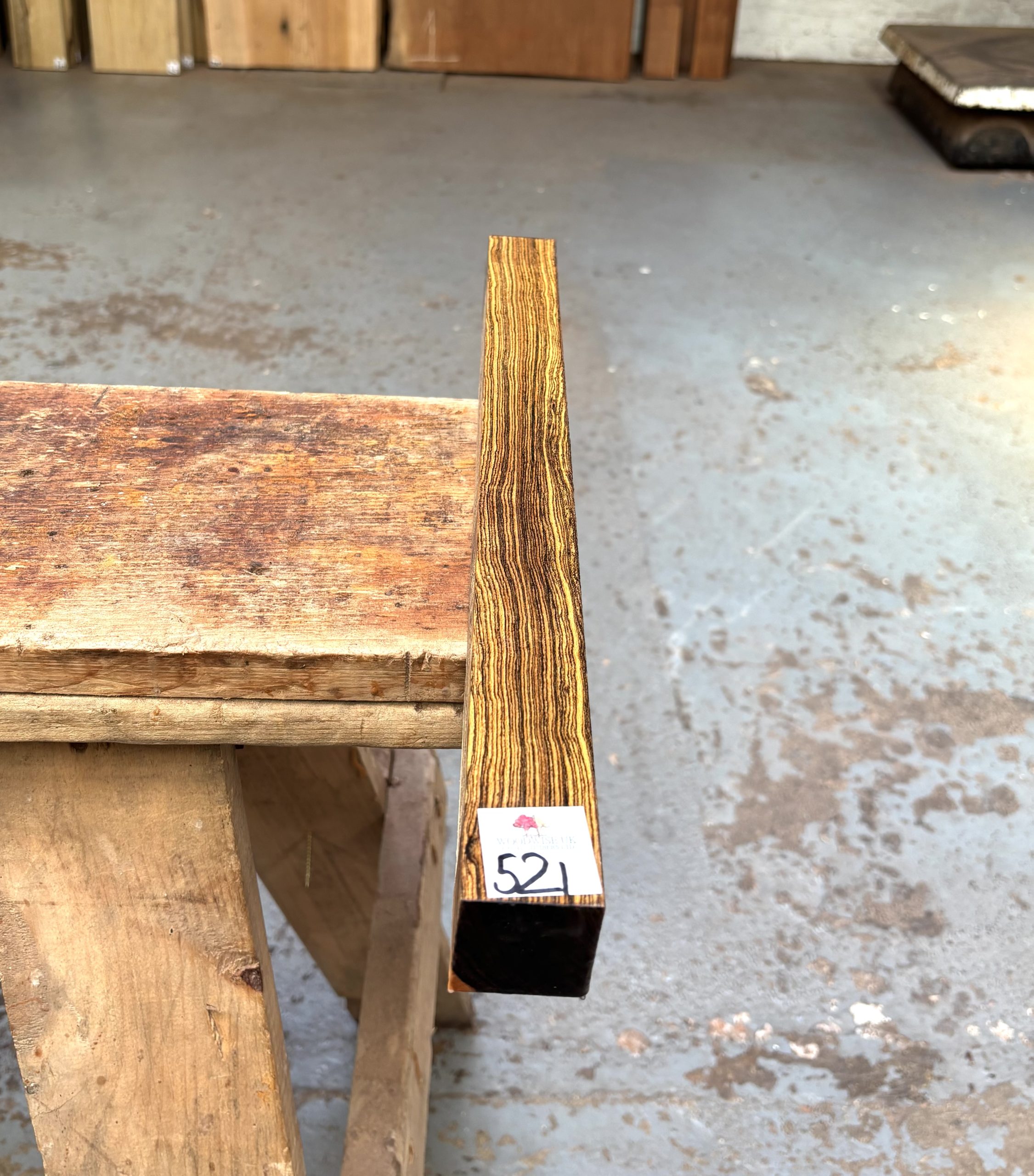 Bocote 1.5x1.5x18 Inches
