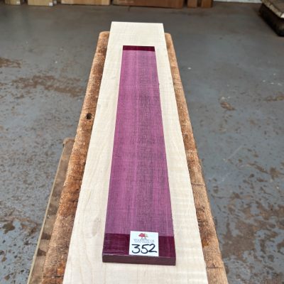 Purpleheart Fingerboard 570x75x11 mm