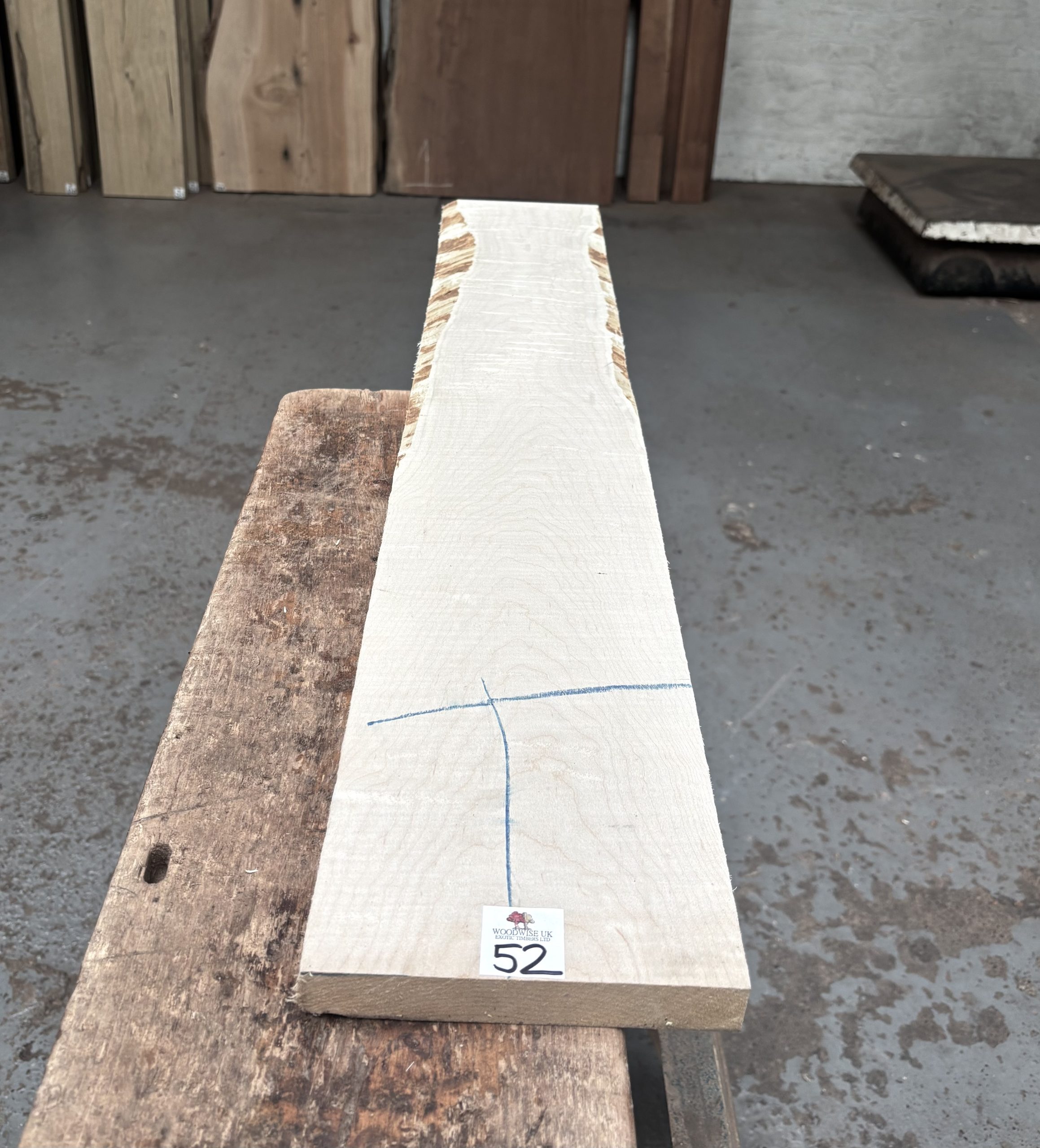 Curly Maple 920x155x23 mm
