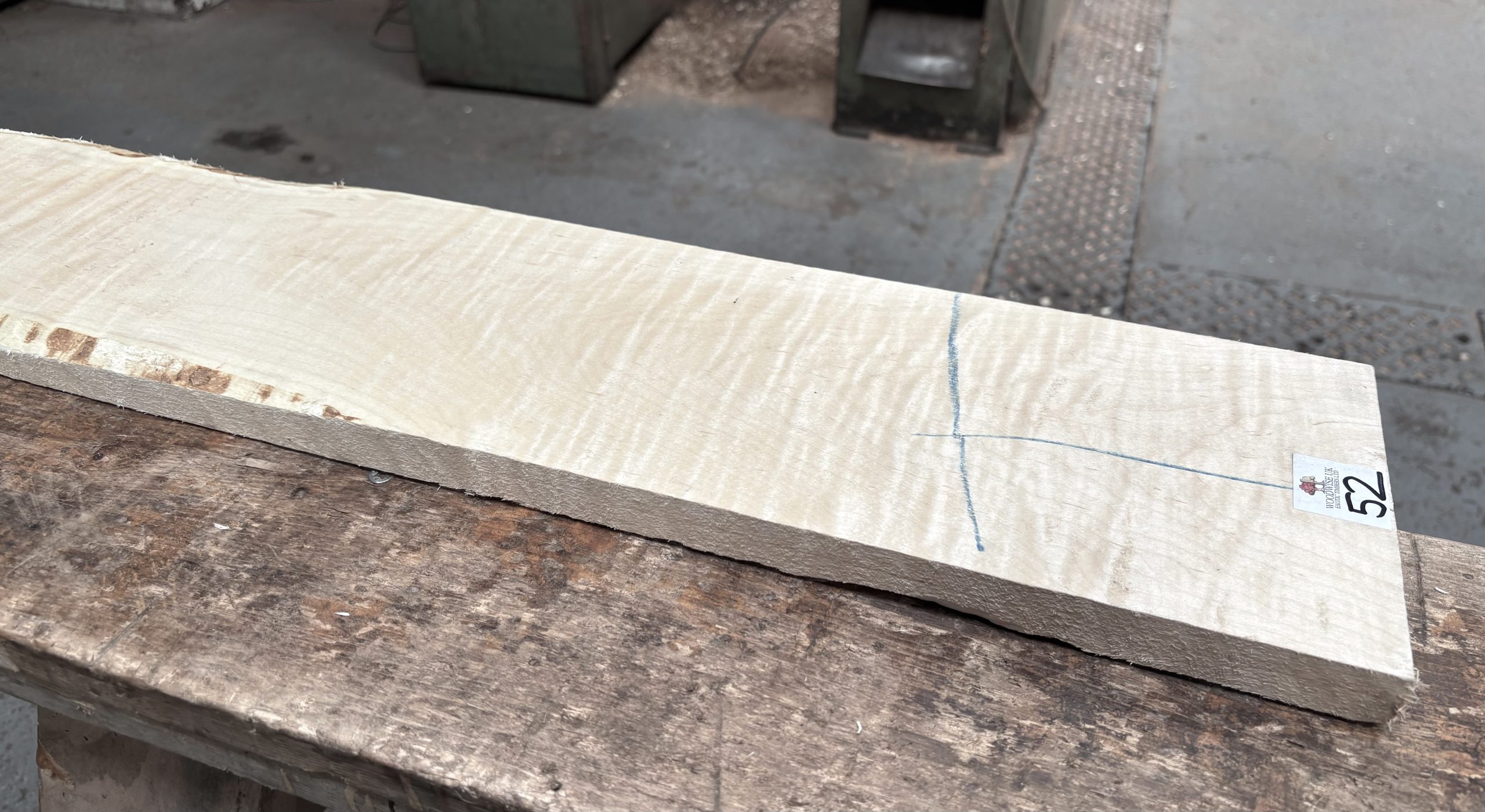 Curly Maple 920x155x23 mm
