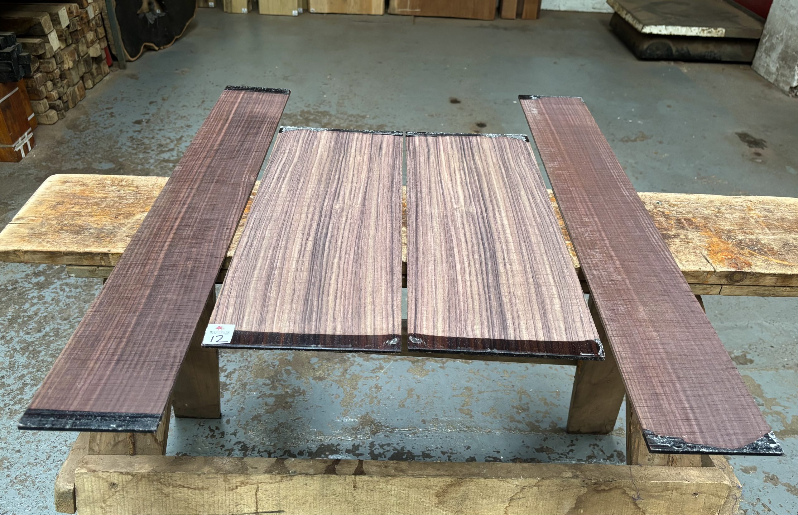 Indian Rosewood Guitar Back and Side Set