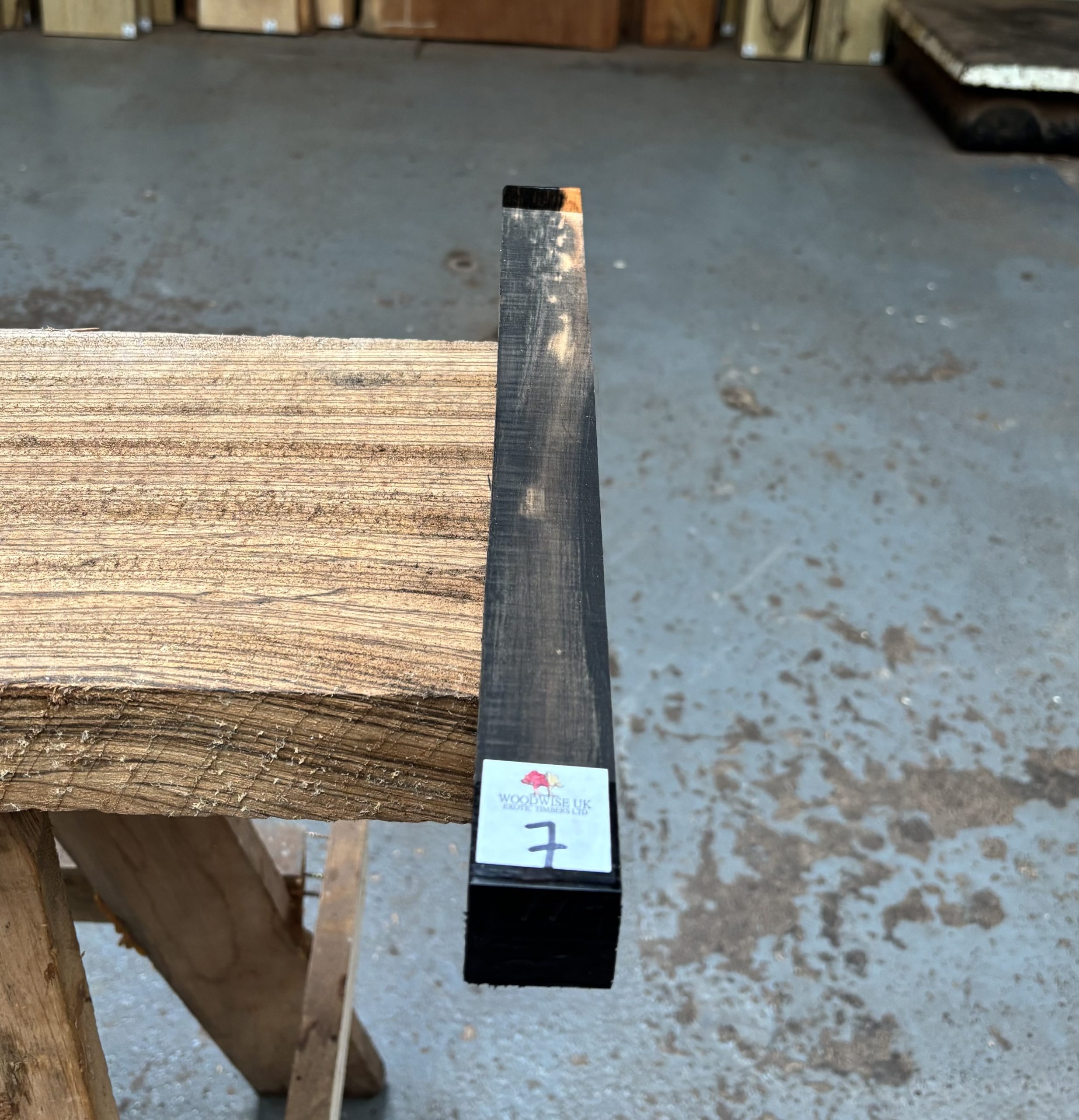 African Ebony 34x34x380 mm