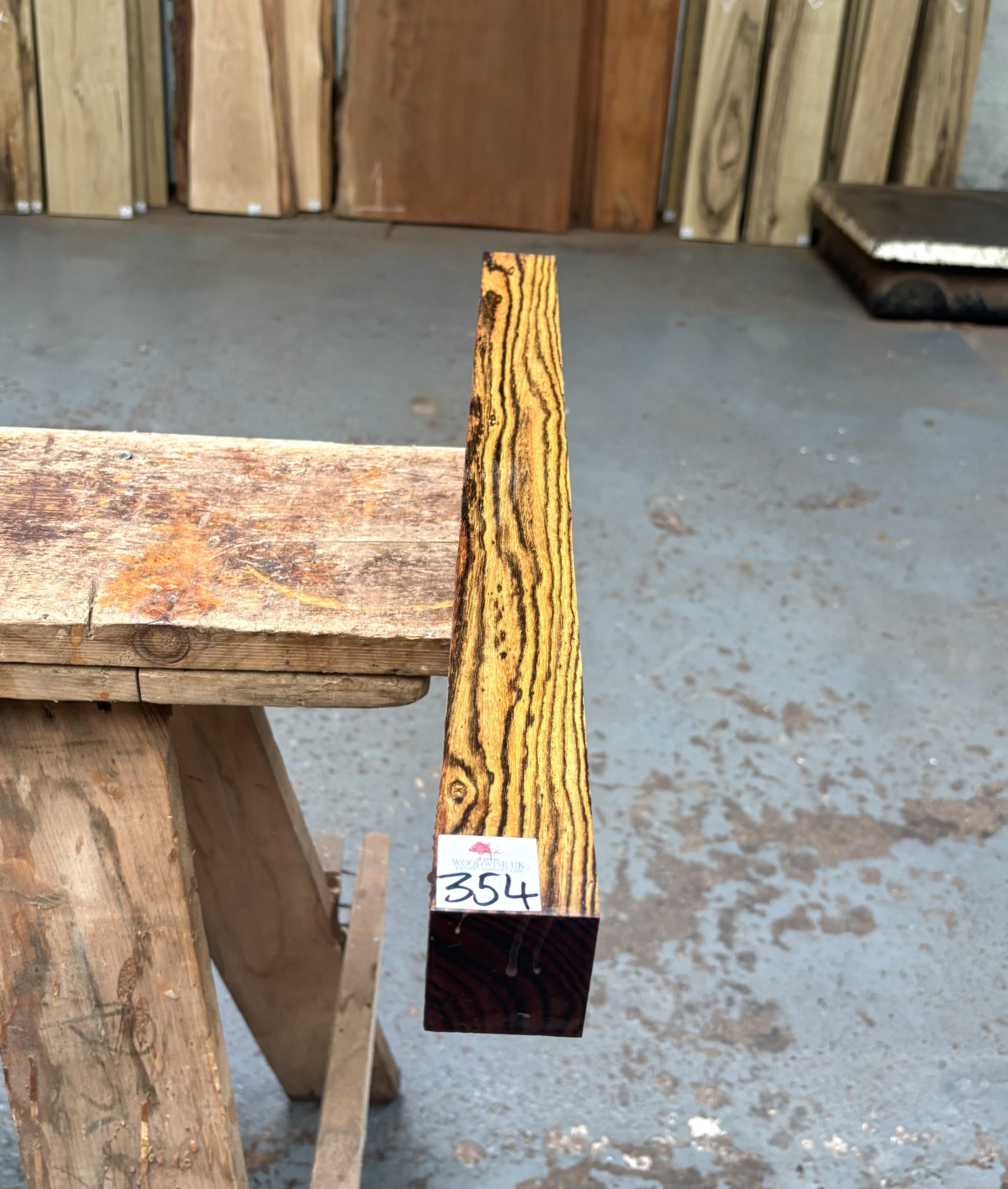 Bocote 2x2x24 Inches