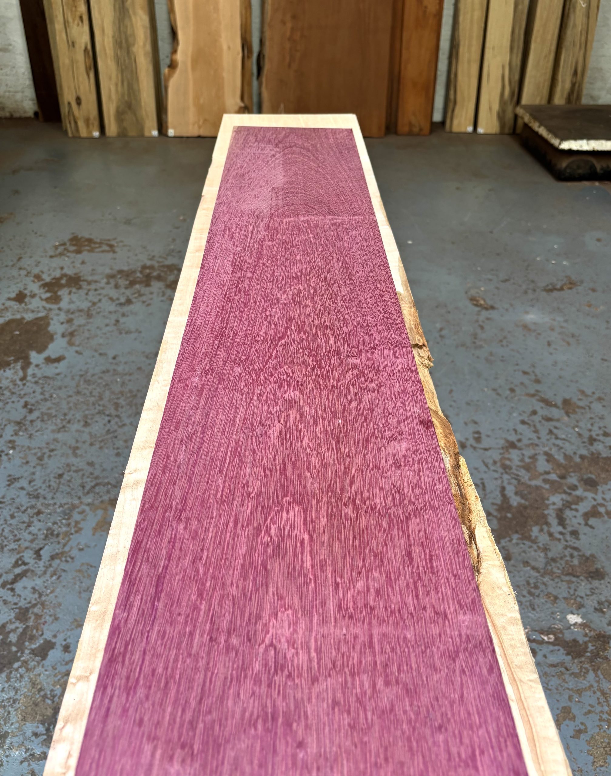 Purpleheart 1150x210x76 mm