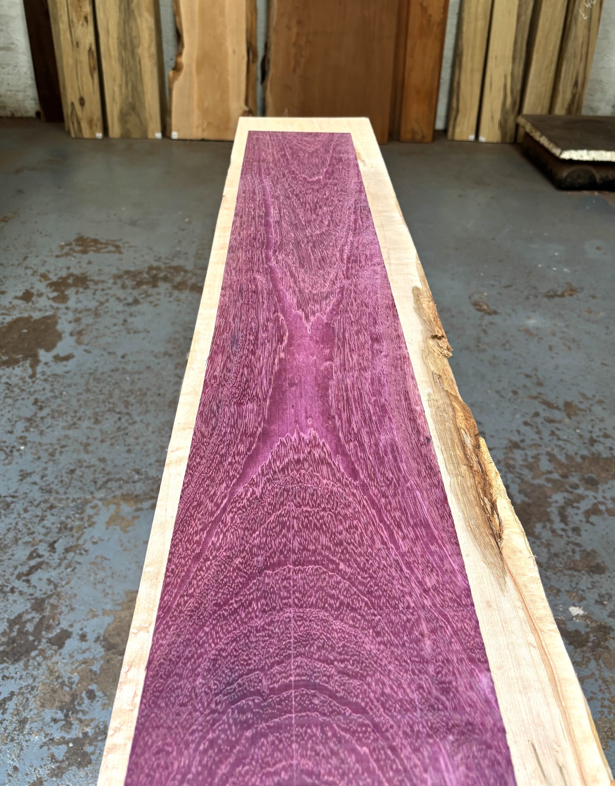 Purpleheart 1200x185x77 mm