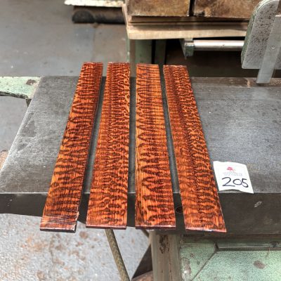 Snakewood Cue Splices 310 mm x 35-38 mm (4 Pieces) AAA GRADE