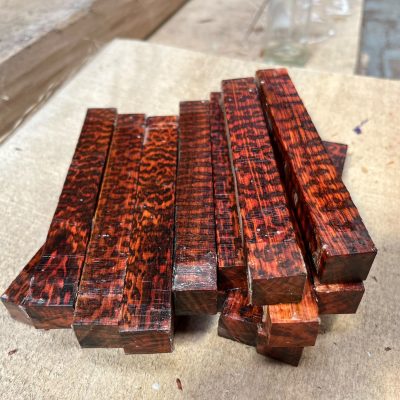 Snakewood Pen Blank 20x20x150 mm
