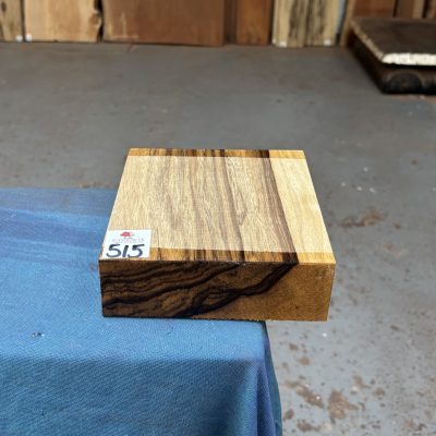 Black Limba / Korina 6x6x2 Inches