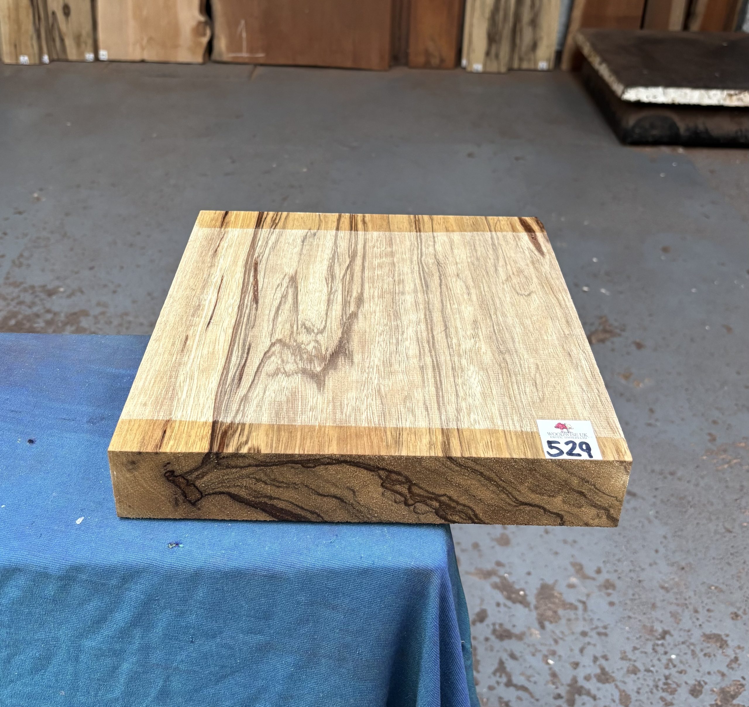 Black Limba / Korina 11x11x2 Inches