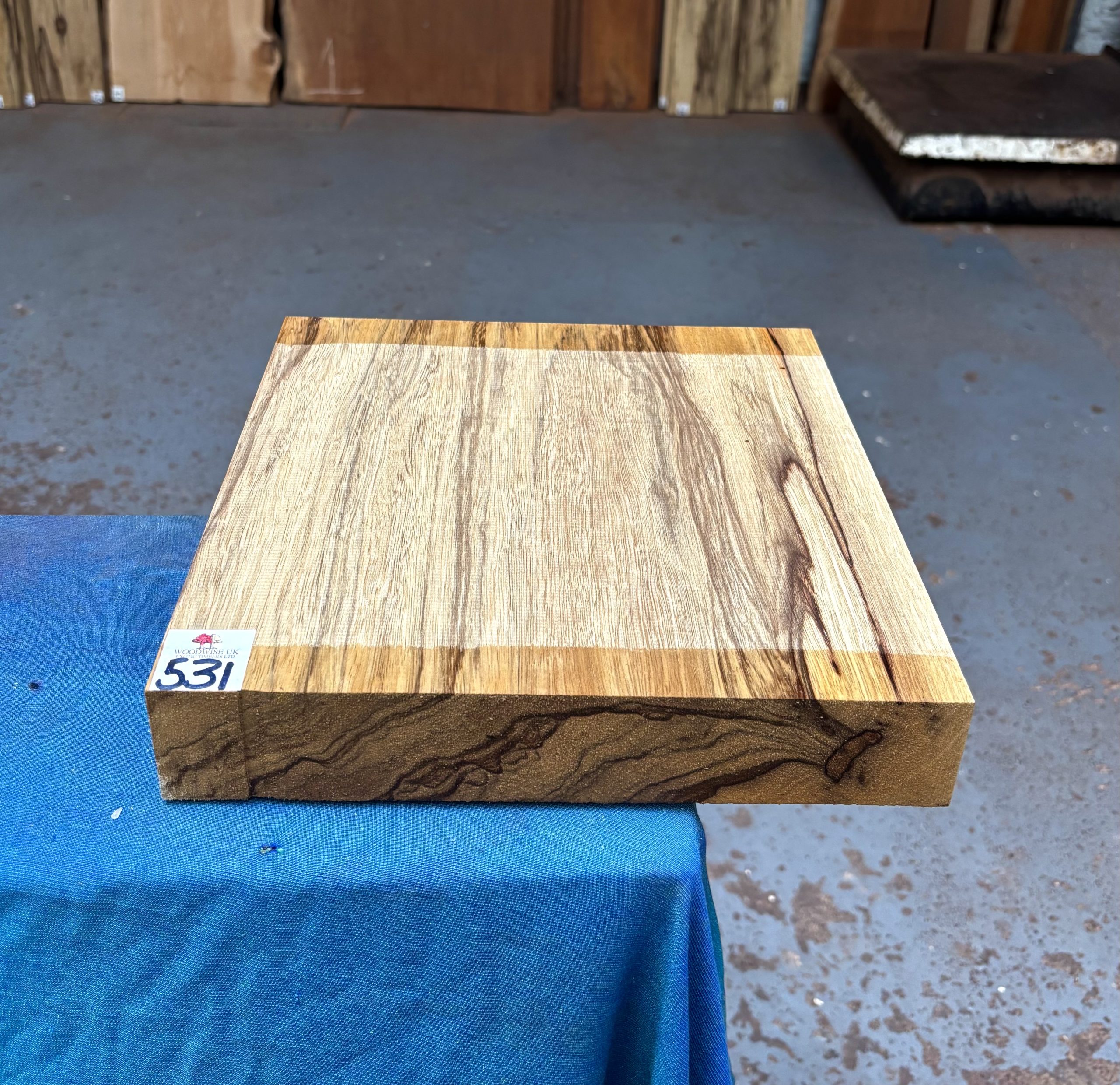 Black Limba / Korina 11x11x2 Inches