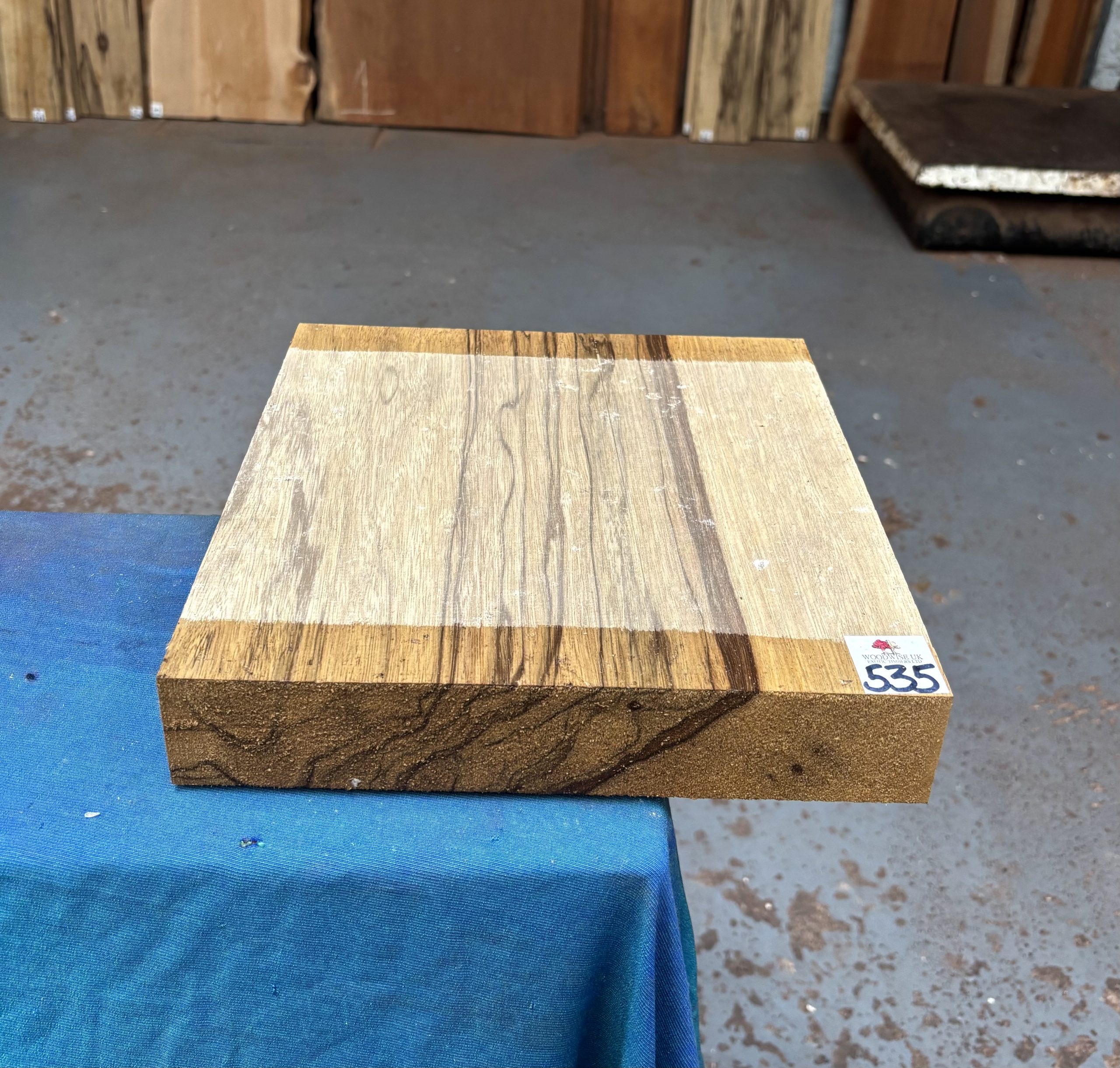 Black Limba / Korina 11x11x2 Inches