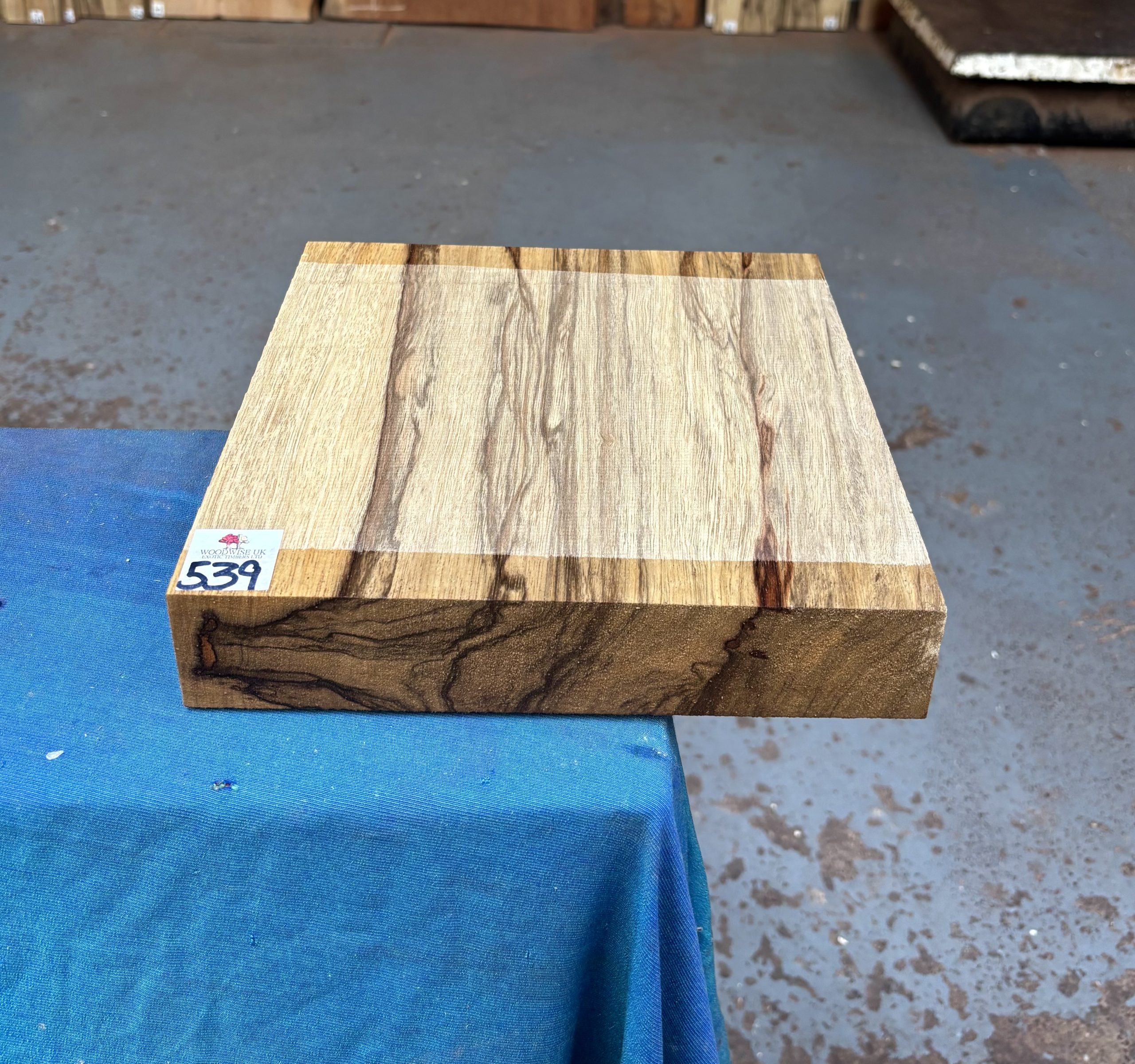 Black Limba / Korina 11x11x2 Inches