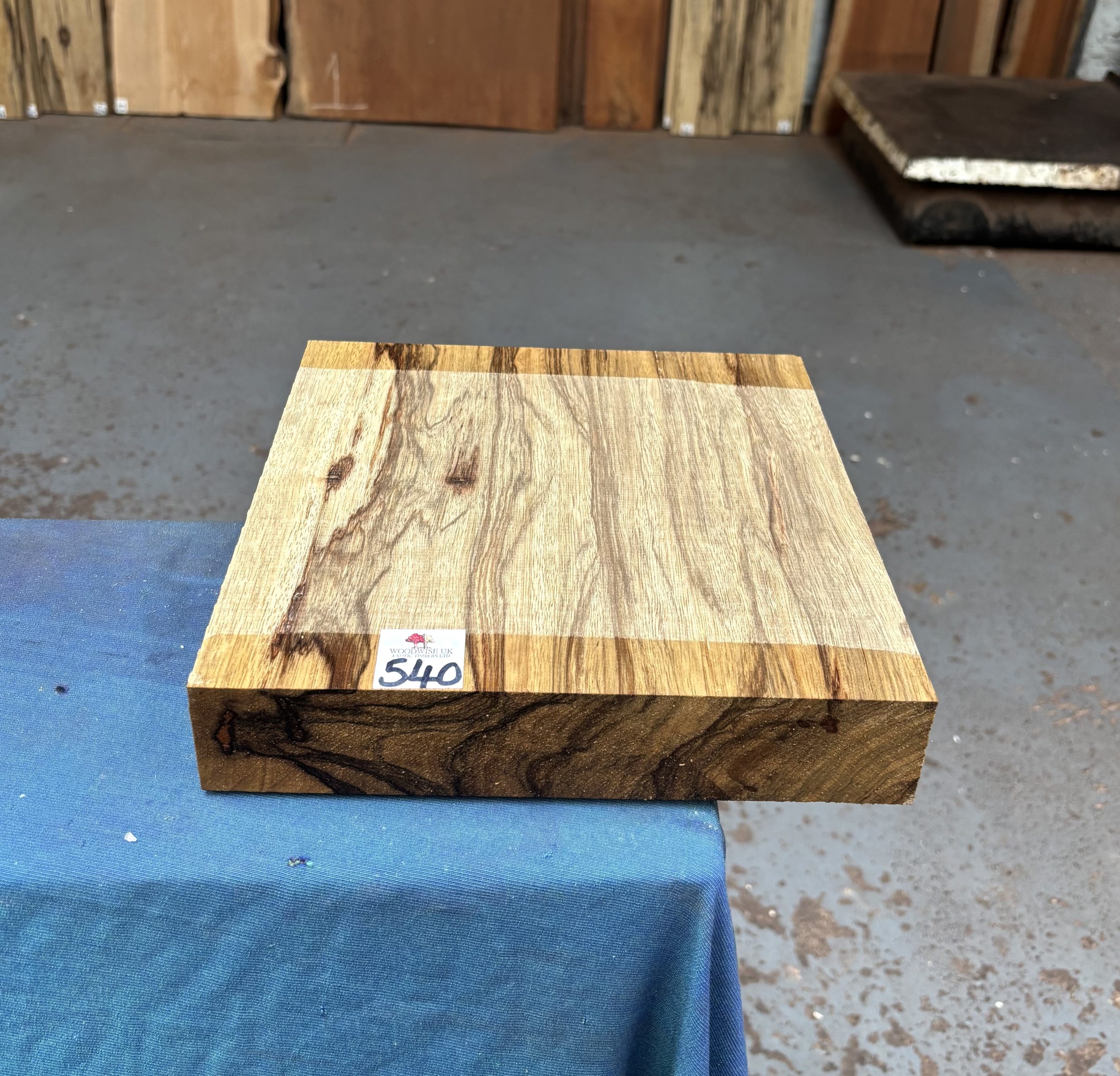 Black Limba / Korina 11x11x2 Inches