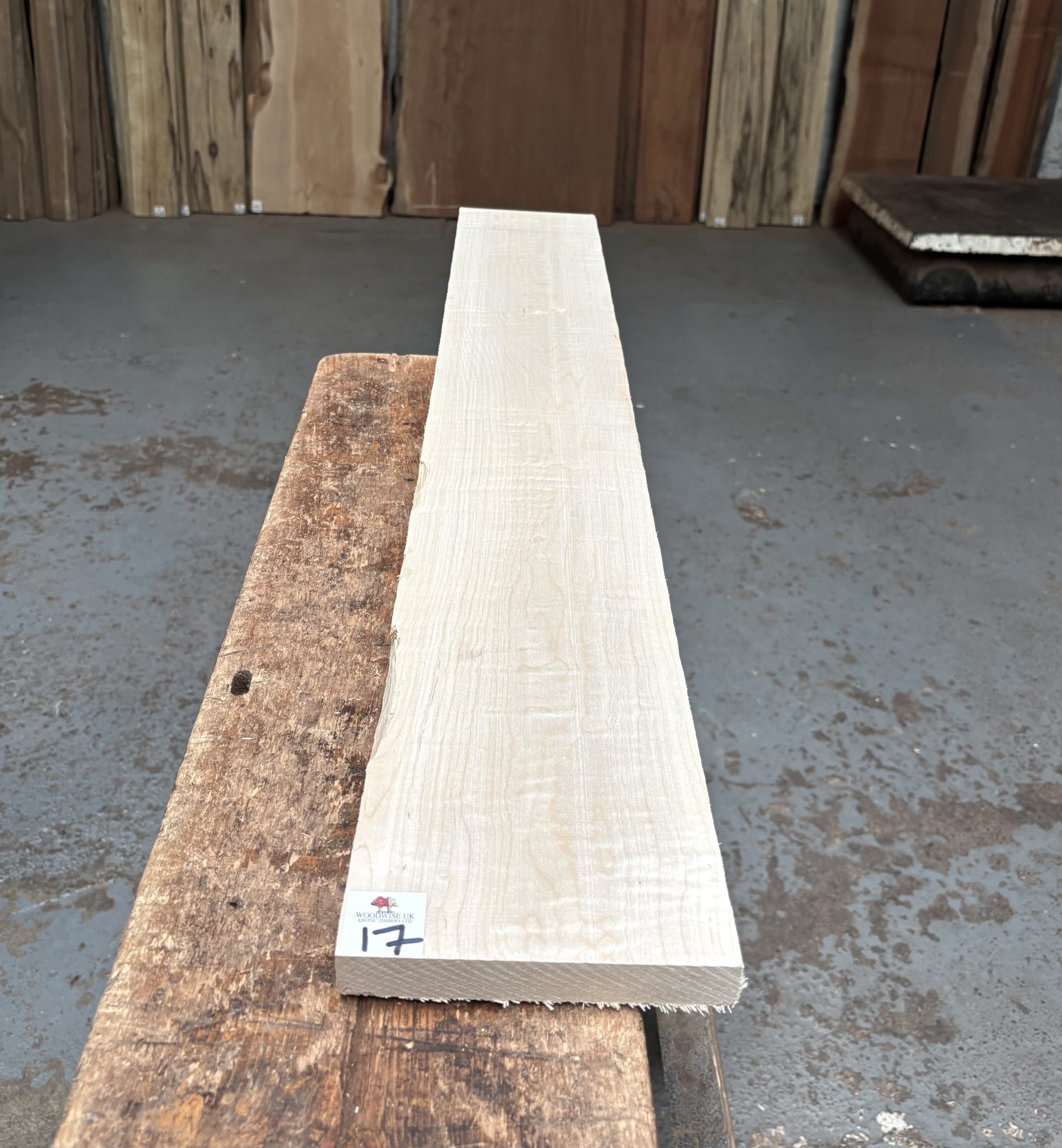 Curly Maple 1005x145x22 mm