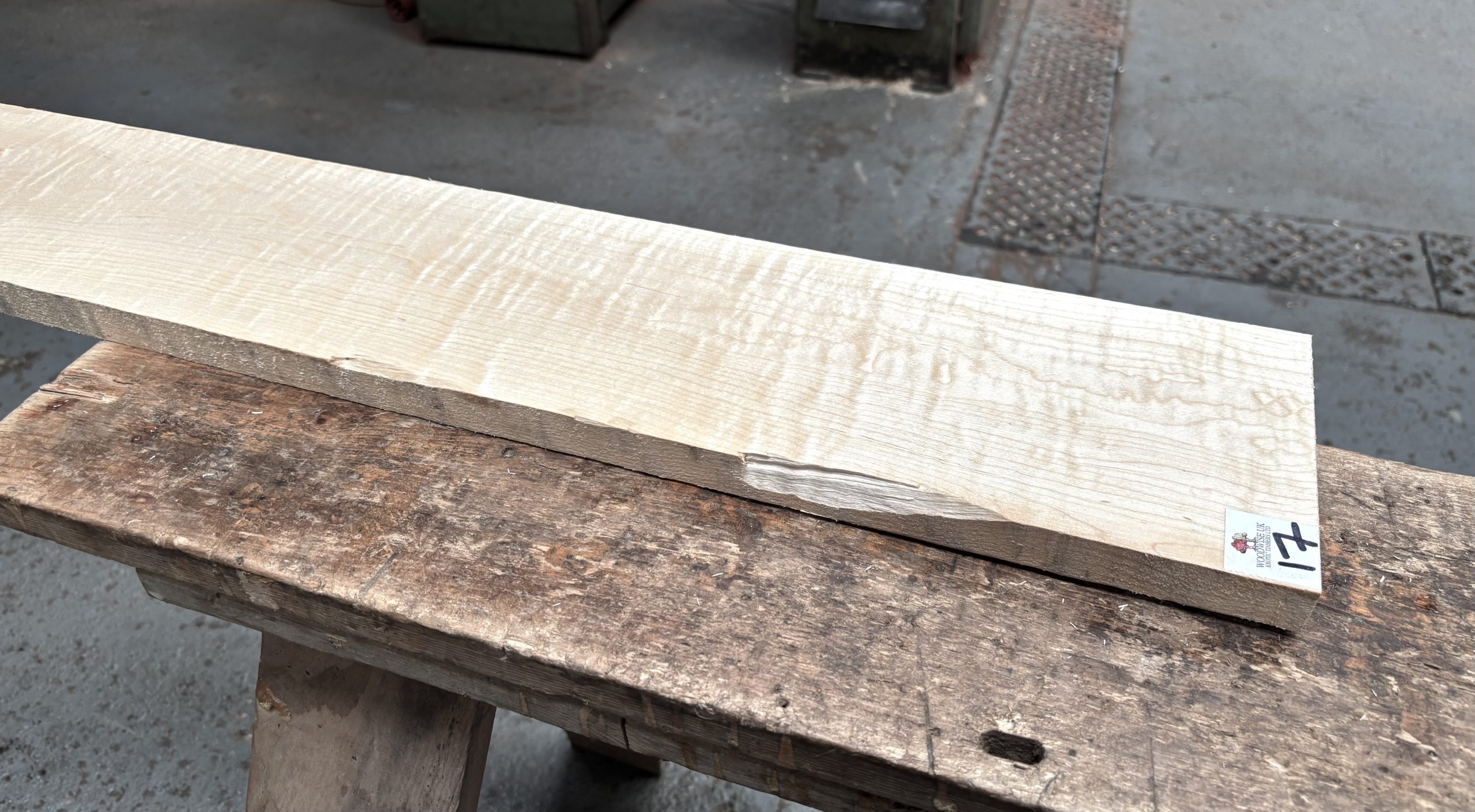Curly Maple 1005x145x22 mm