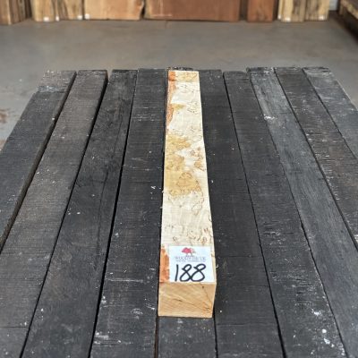 Curly Masur Birch B Grade 38x38x320 mm