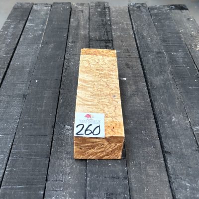 Curly Masur Birch Knife Blank 150x58x38 mm