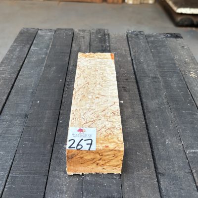 Curly Masur Birch Knife Blank 200x60x41 mm