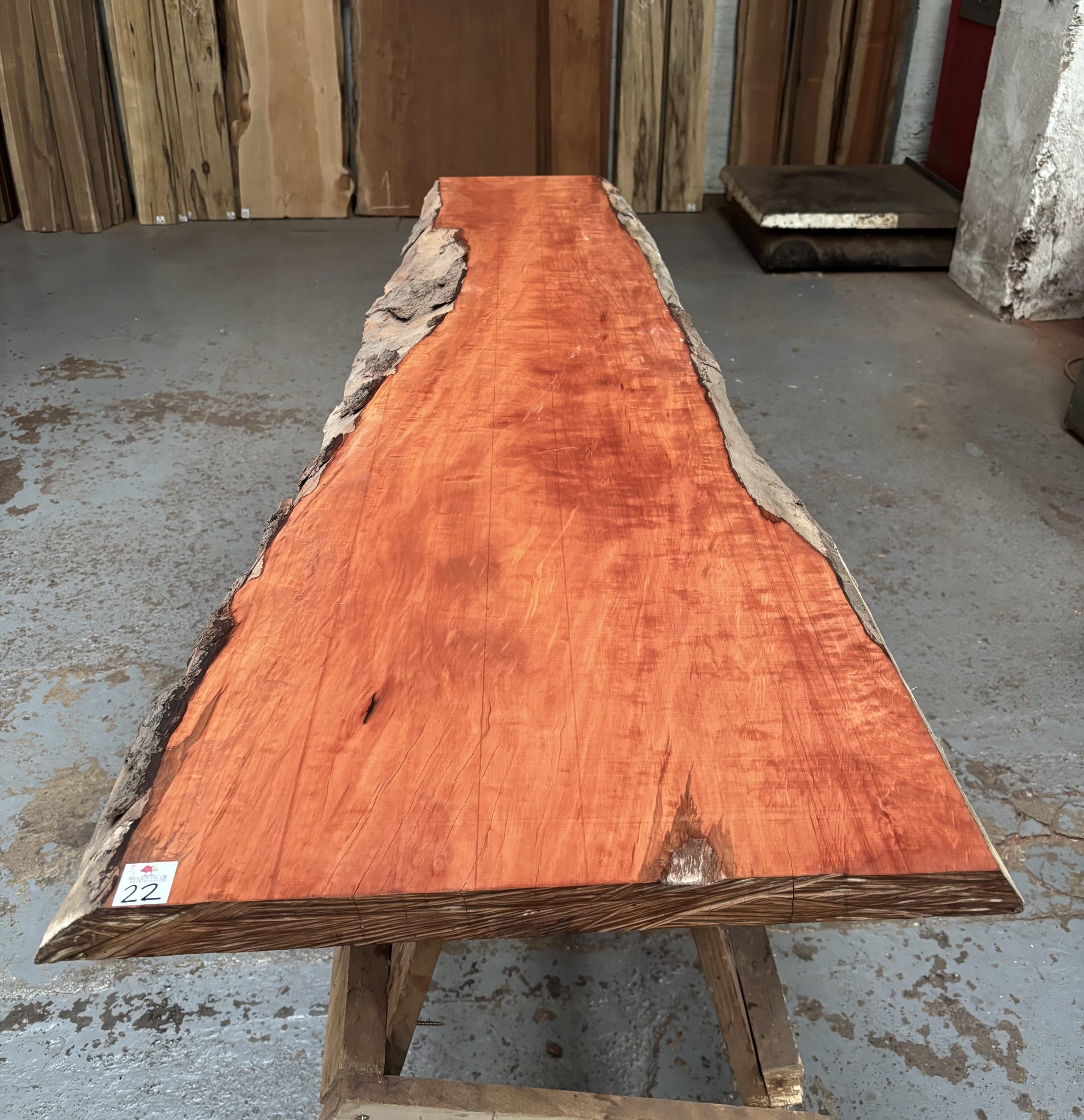 Pearwood (Figured Swiss) Rustic Grade 1630x360-520x37 mm