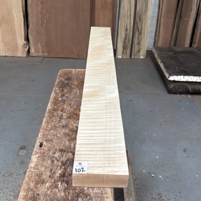 Curly Maple Bass Guitar Neck 1080x118x41 mm