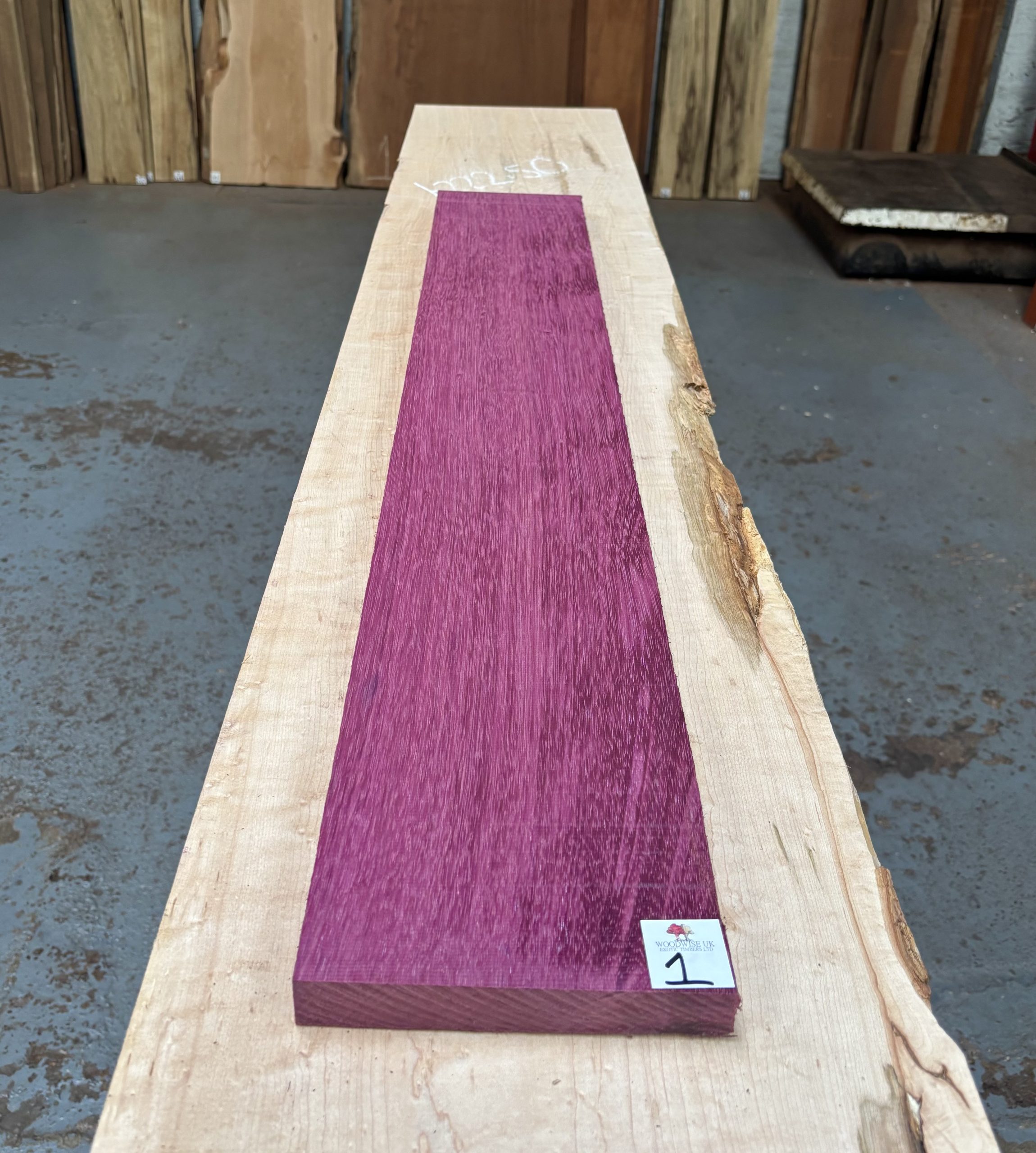 Purpleheart 1010x155x24 mm