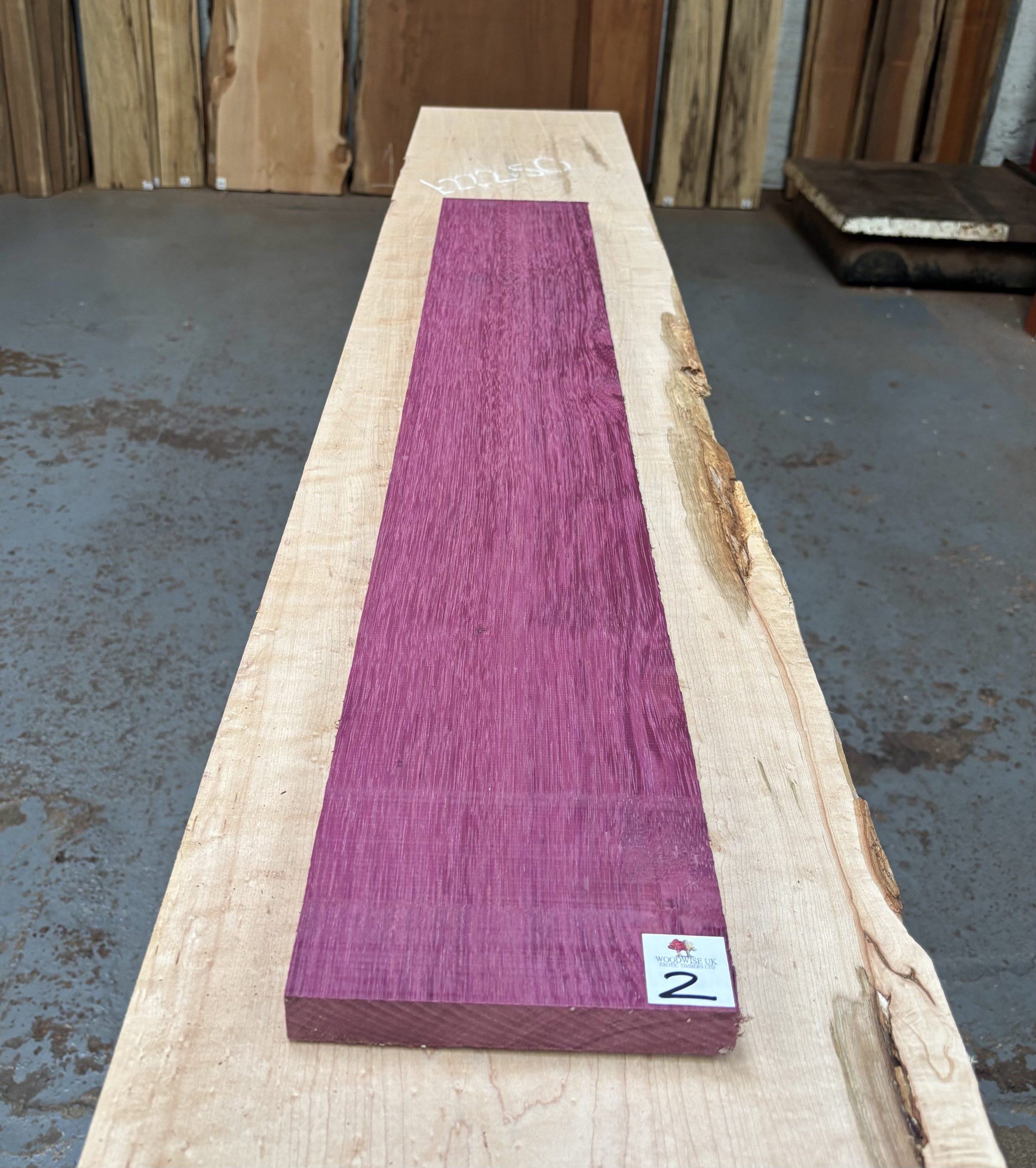 Purpleheart 1010x155x23 mm