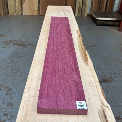 Purpleheart 1010x155x25 mm