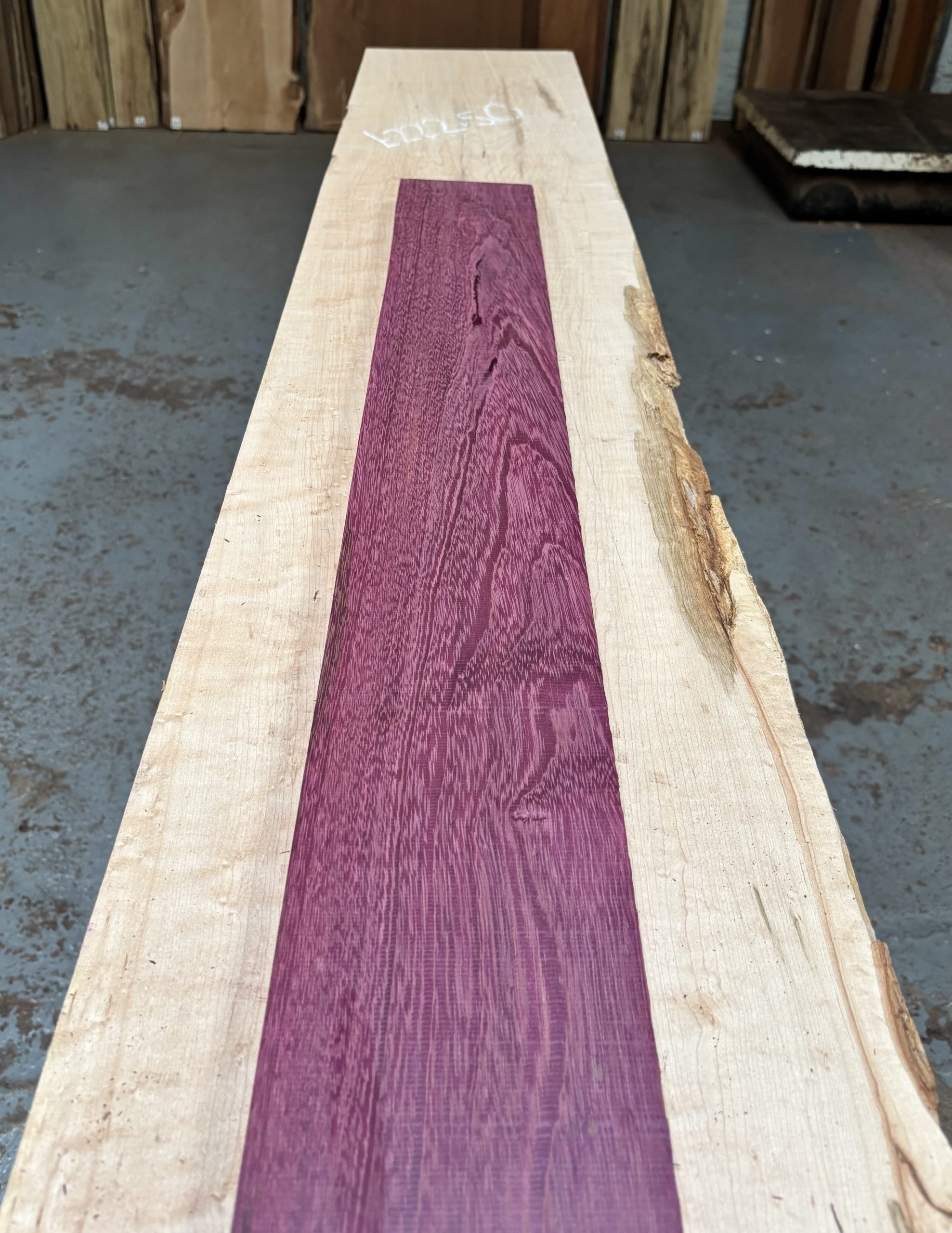 Purpleheart 1010x128x25 mm