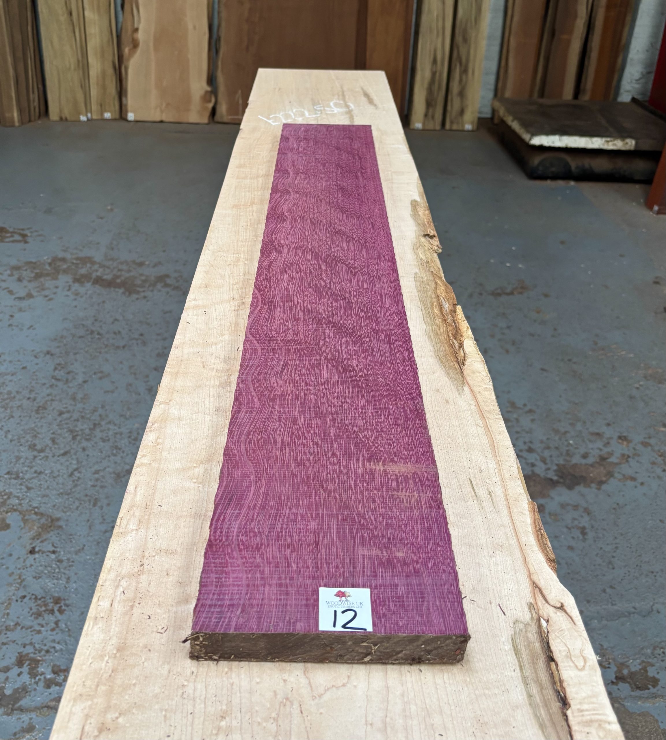 Purpleheart 1050x155x23 mm