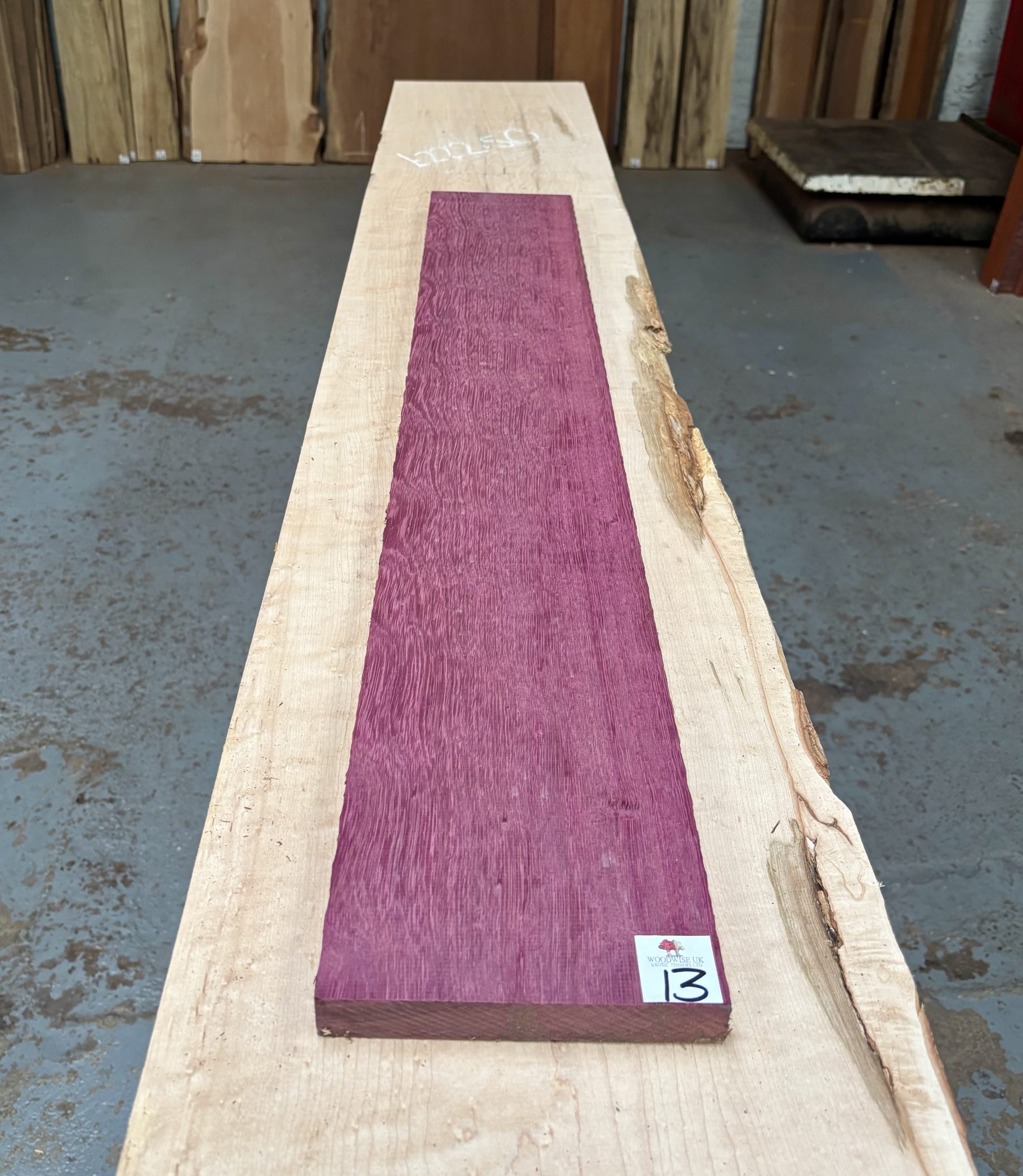 Purpleheart 1010x155x23 mm