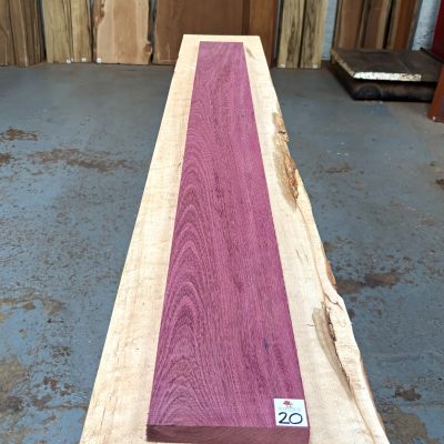 Purpleheart 1550x155x25 mm