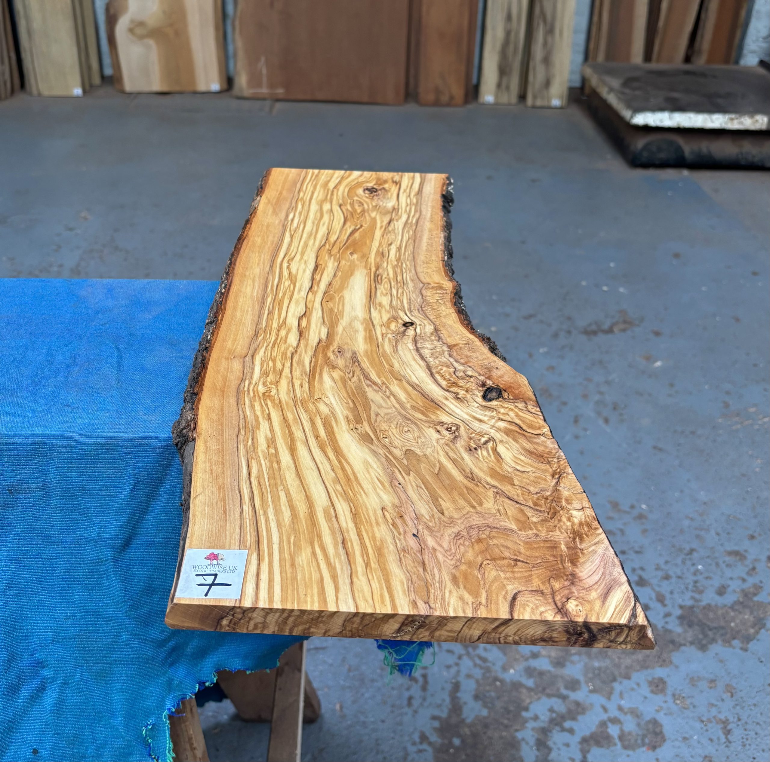 Mediterranean Olivewood Board 540x180-220x19 mm