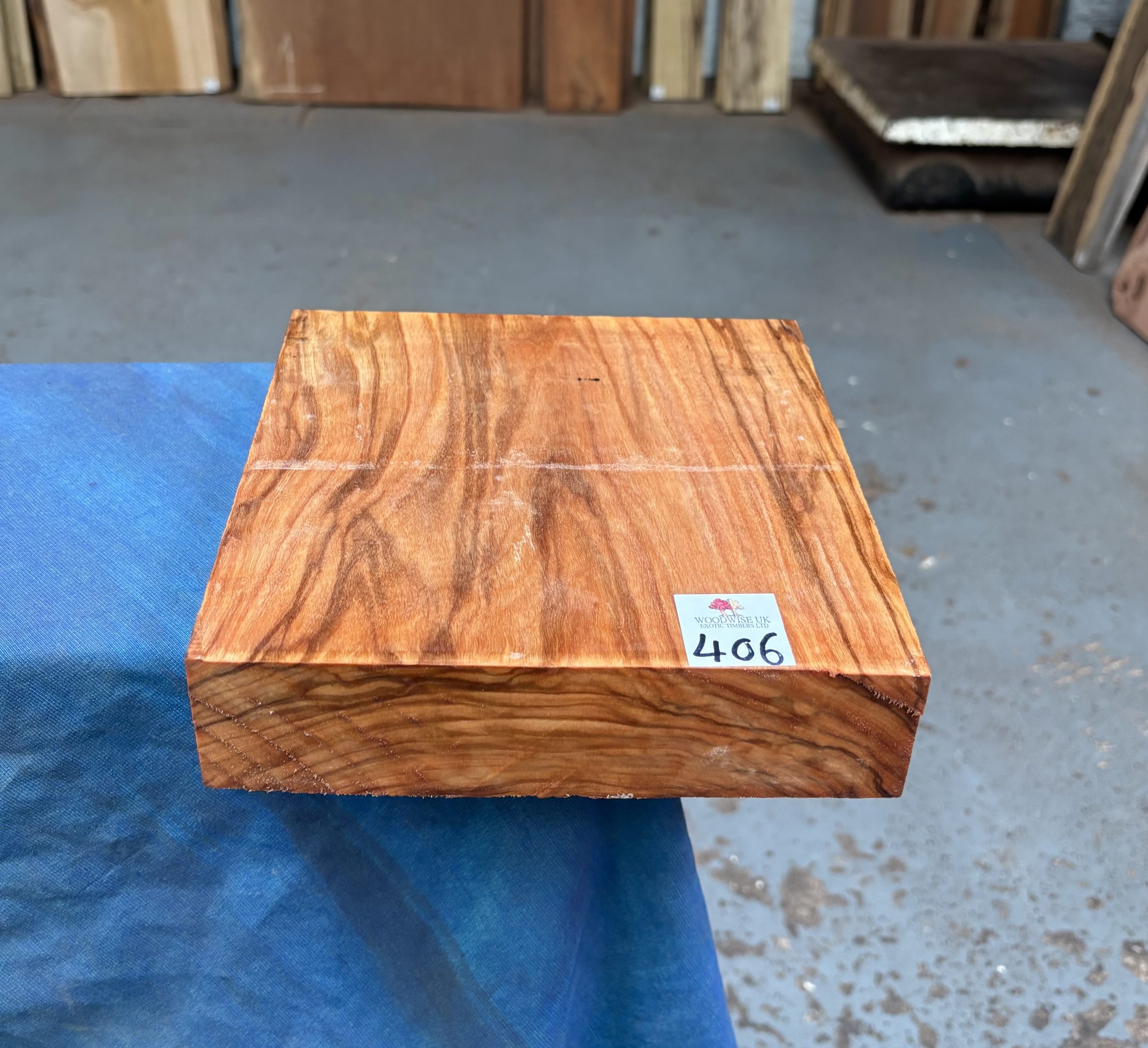 Mediterranean Olivewood 8x8x2 inches