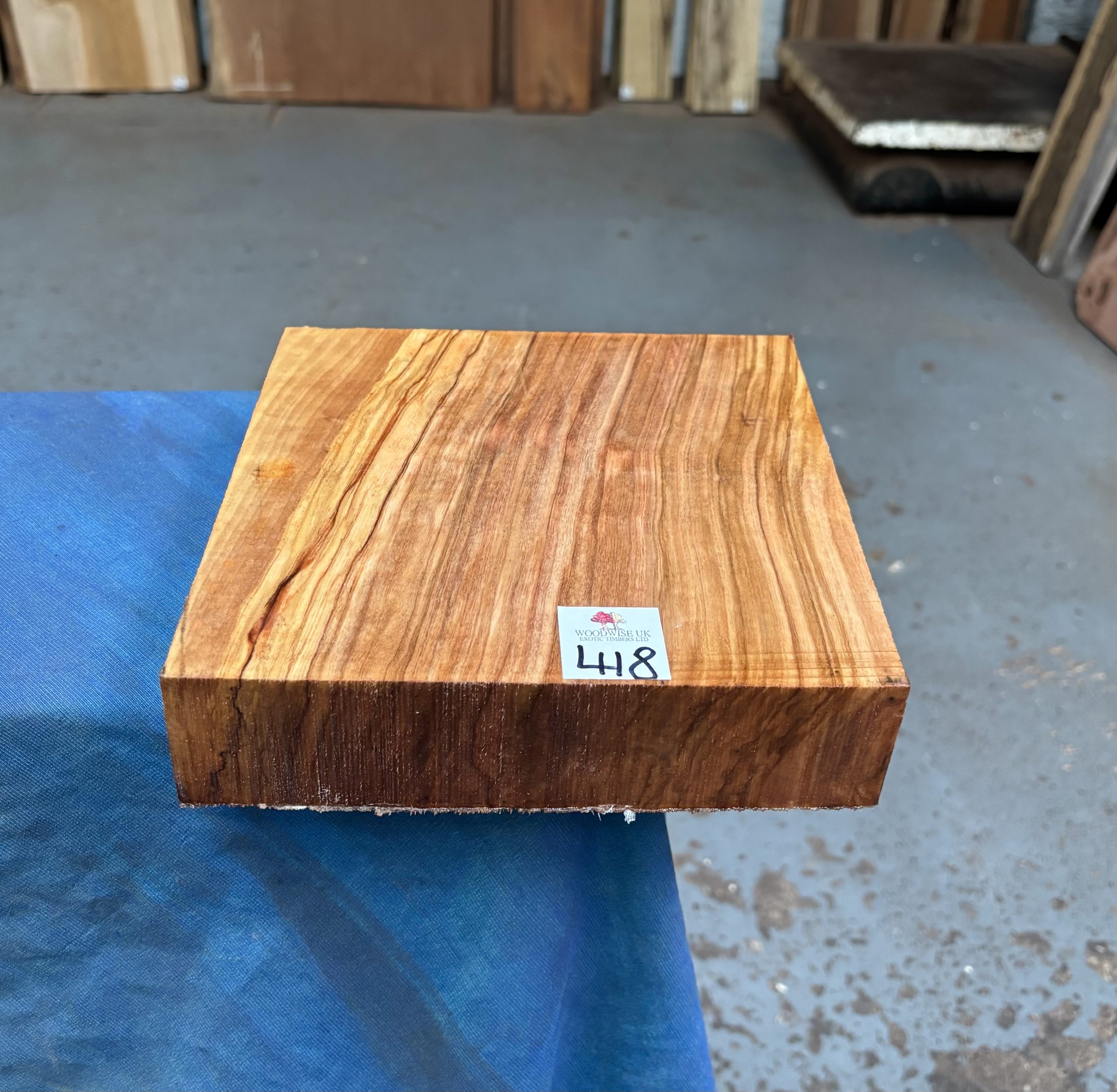 Mediterranean Olivewood 8x8x2 inches