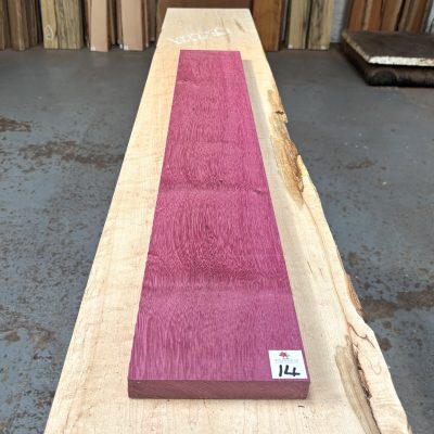 Purpleheart 1000x155x24 mm
