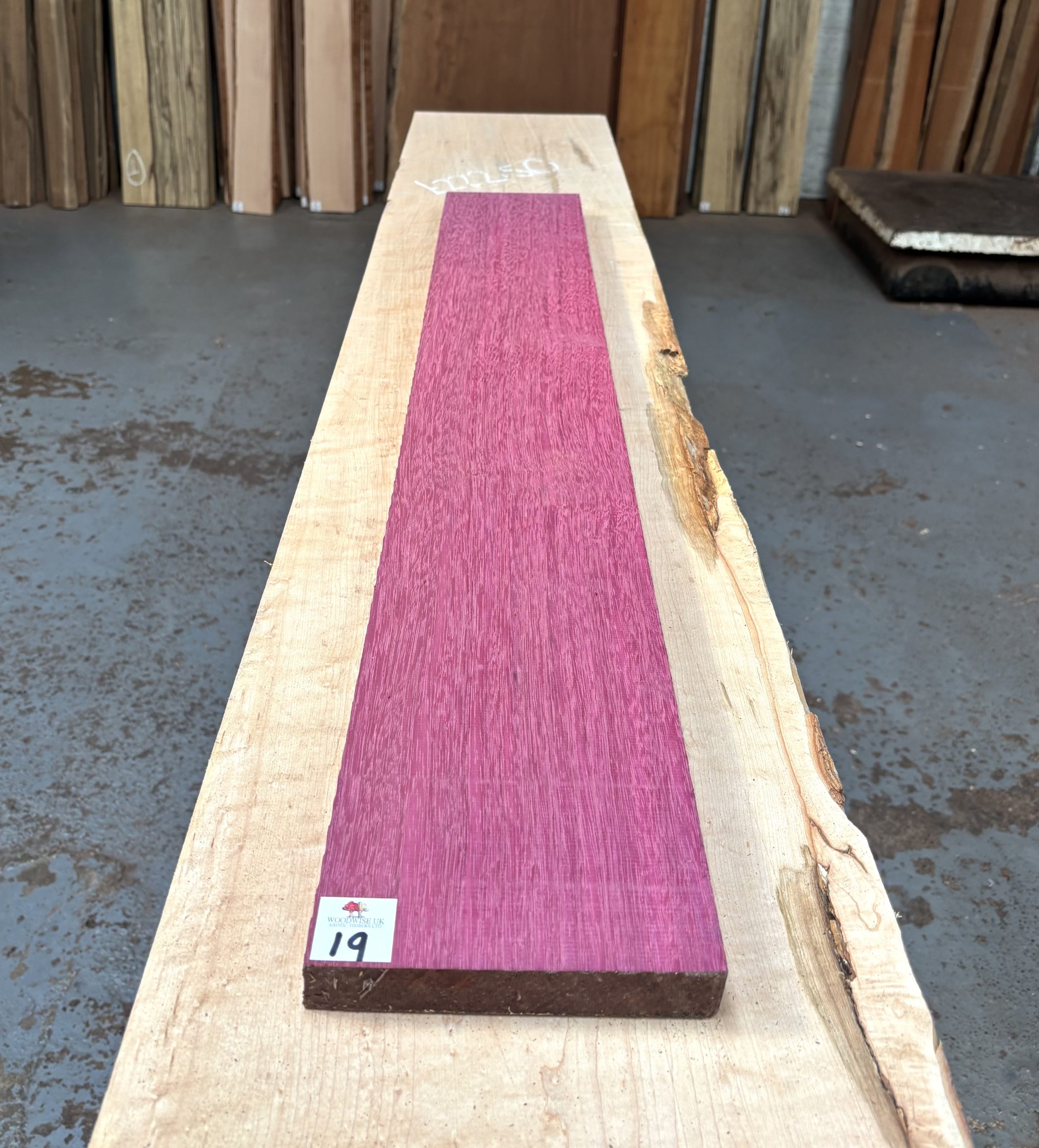 Purpleheart 1090x155x24 mm