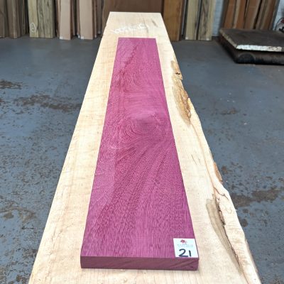 Purpleheart 1070x150x23 mm