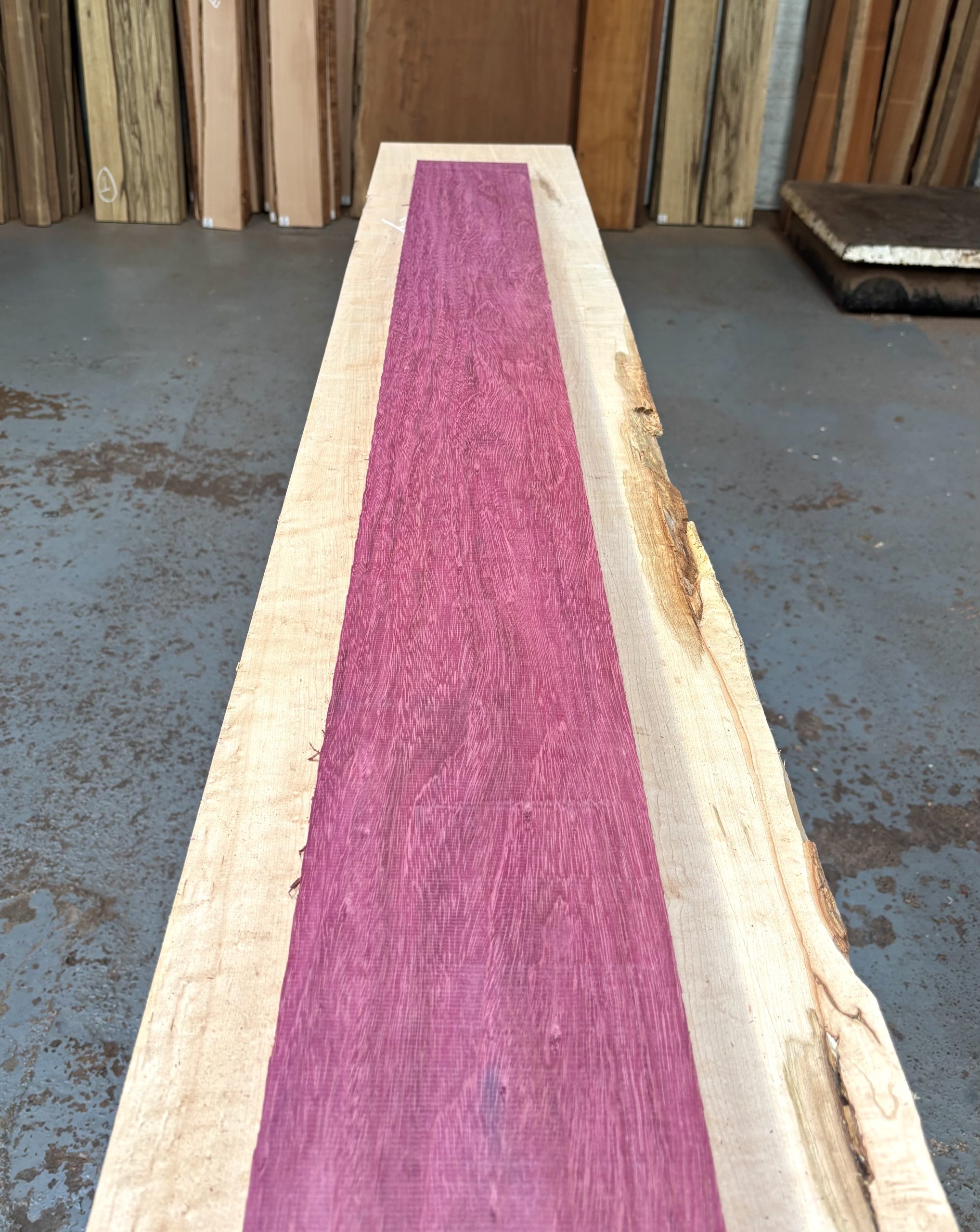 Purpleheart 1540x155x25 mm