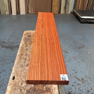 Ebiara (Red Zebrawood) 910x170x23 mm