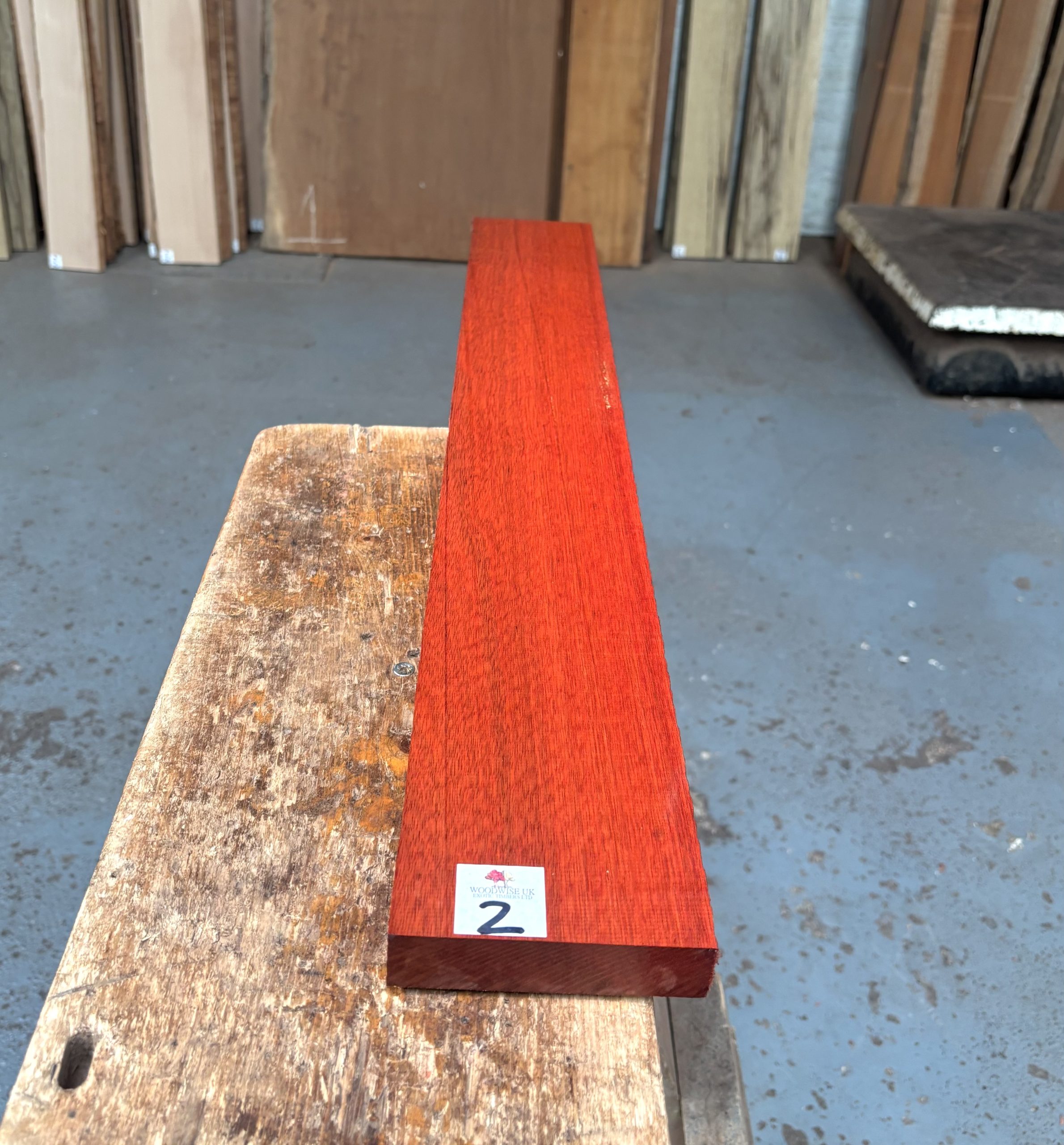 Bloodwood 795x105x25 mm