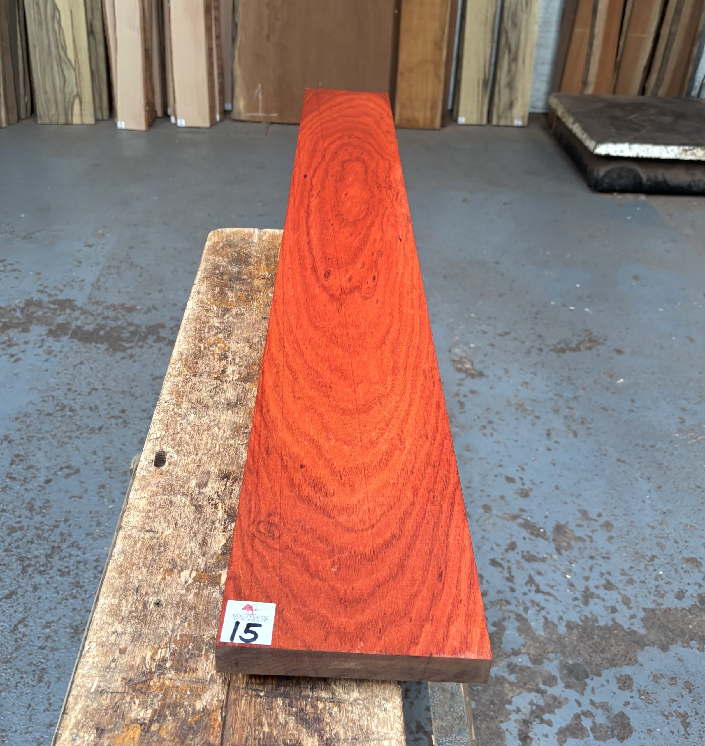 Bloodwood 1275x165x24 mm