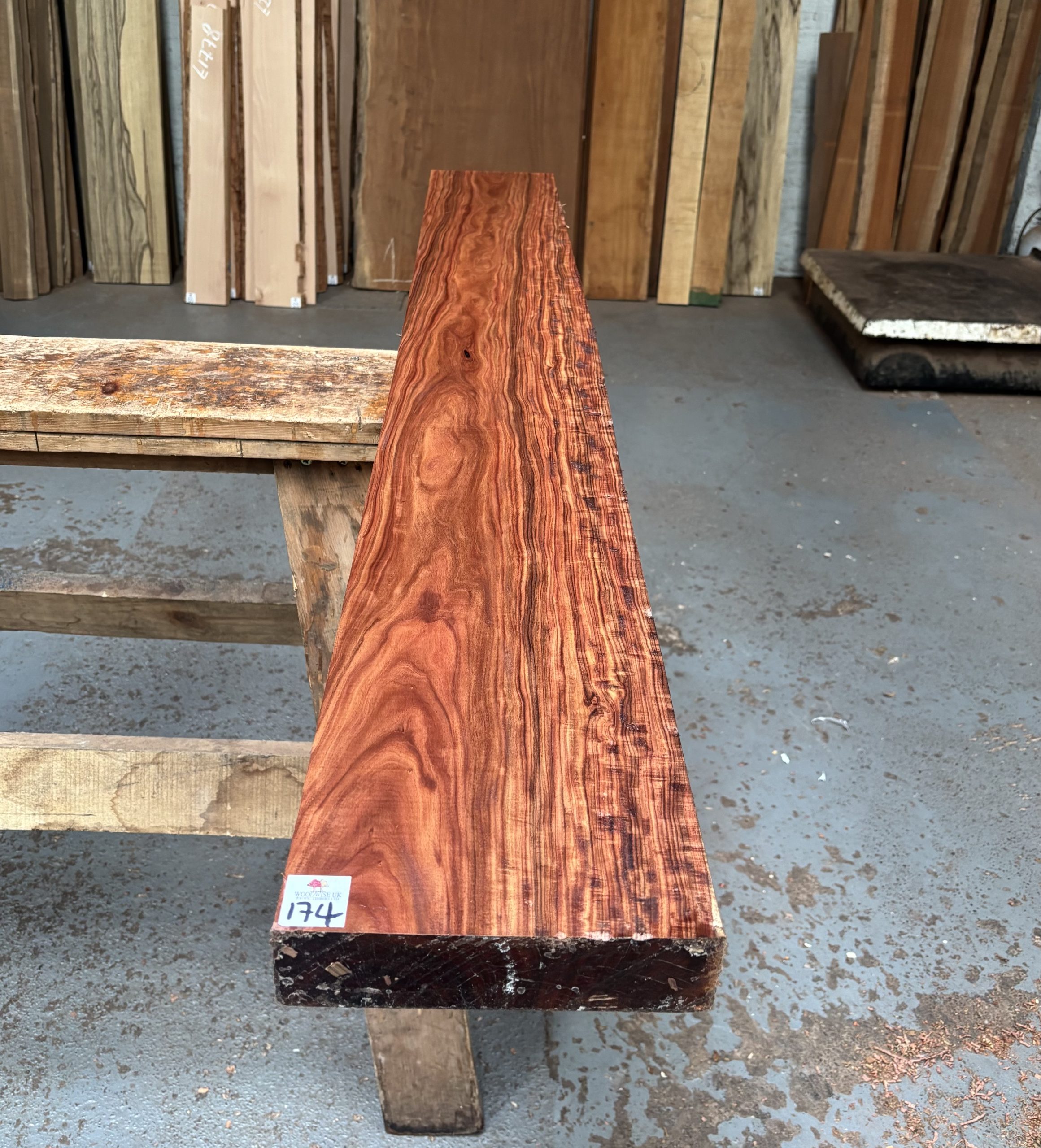 Bolivian Rosewood 1560x200x49 mm