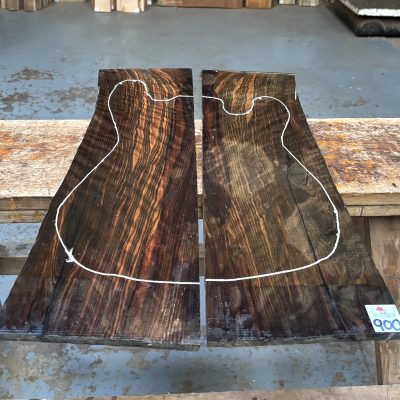 Mun Ebony Acoustic Guitar Drop Top 600x340-370x10 mm